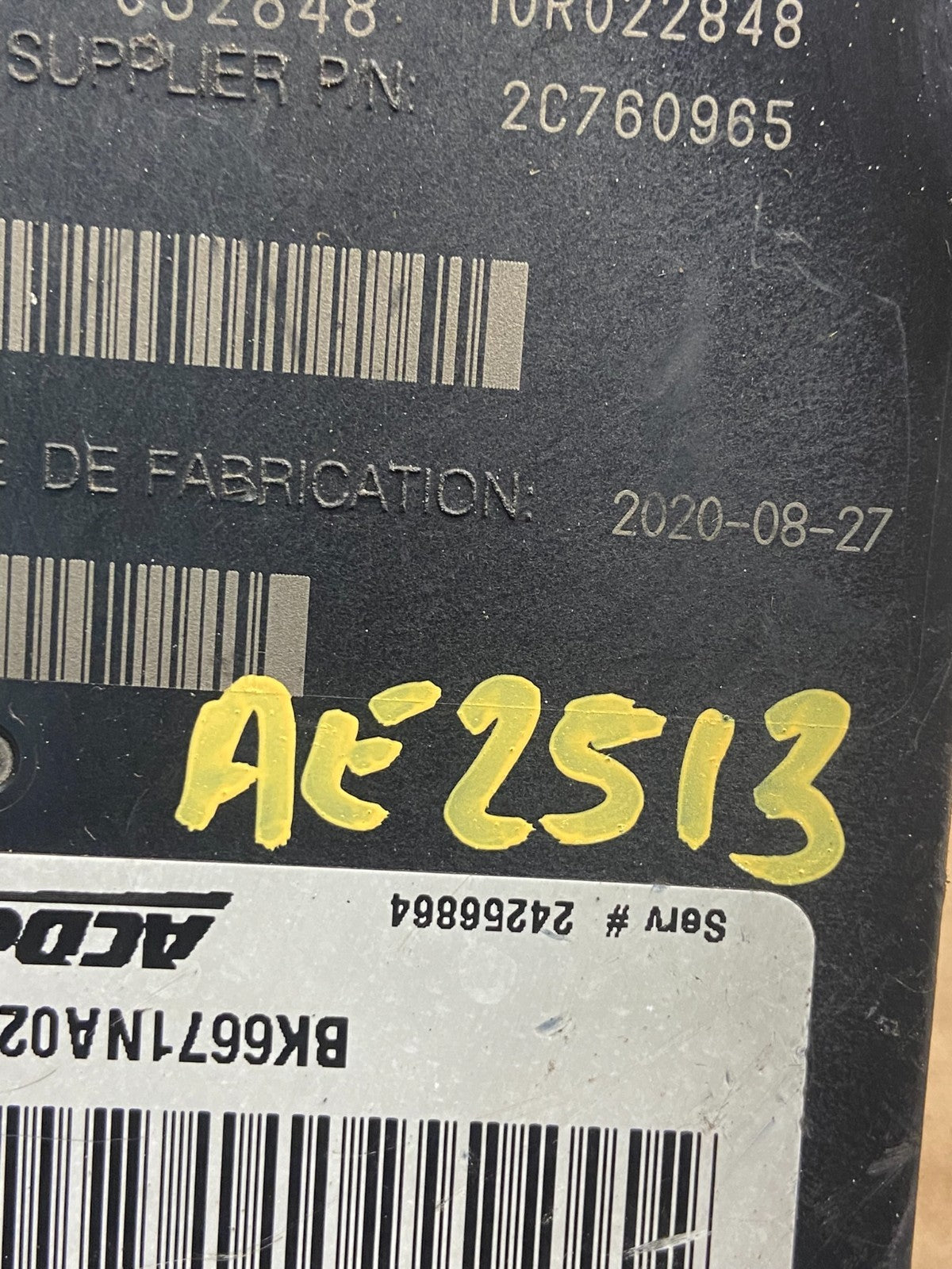 2006-2008 GMC Chevrolet Silverado Transmission Control Module TCM TCU AE2513 DG3