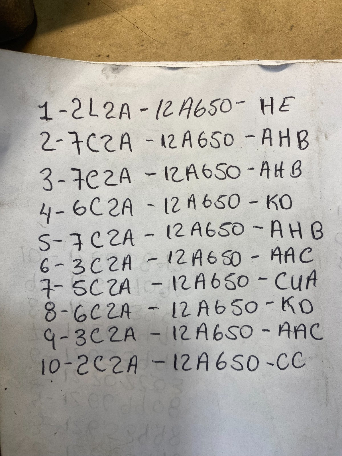 Mix of 10 Ford ECM Engine Computer Module AC42472