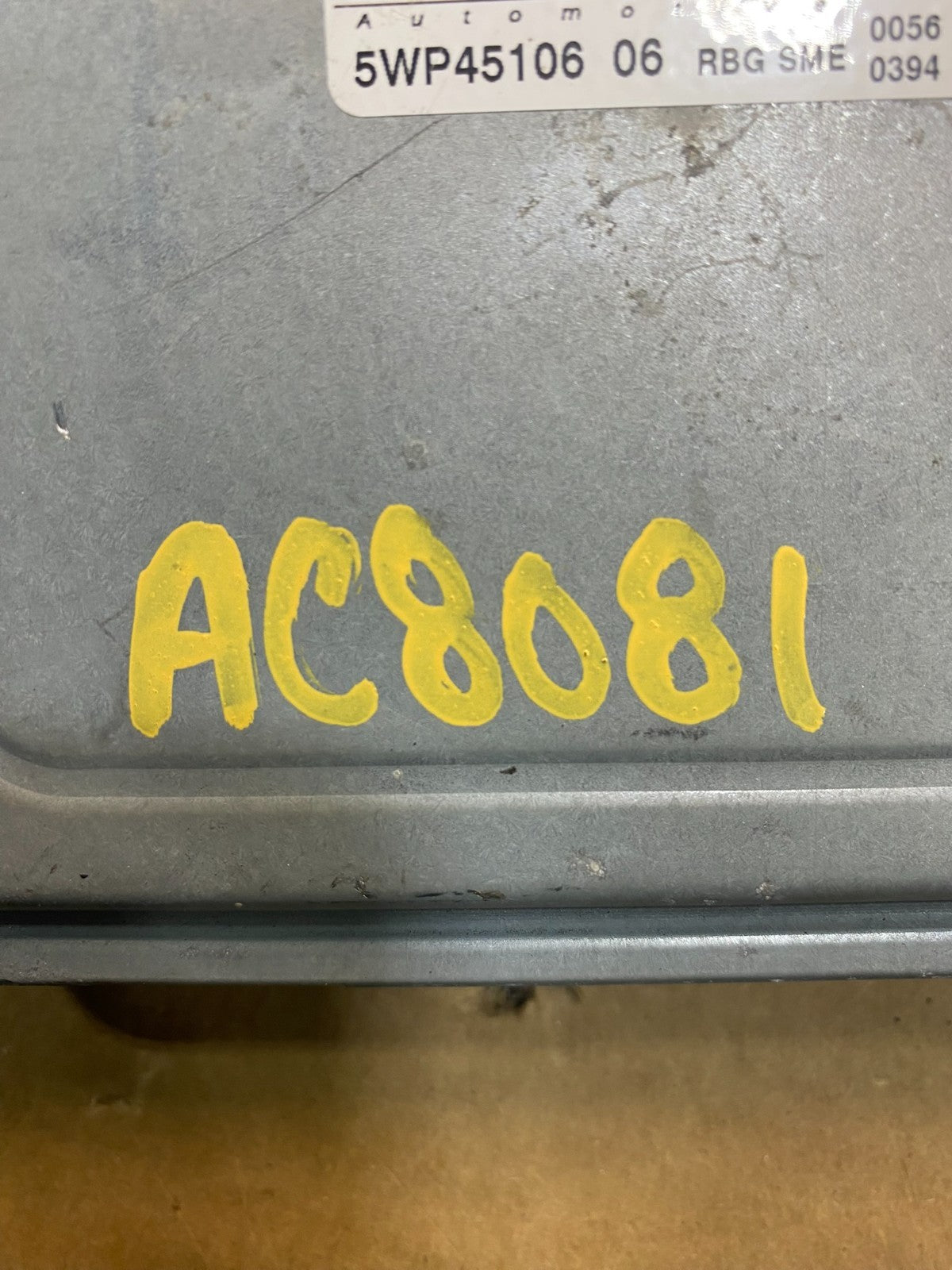2006 to 2008 Audi A6 3.2L Engine Computer ECM 4F1907559A AC8081 DG3