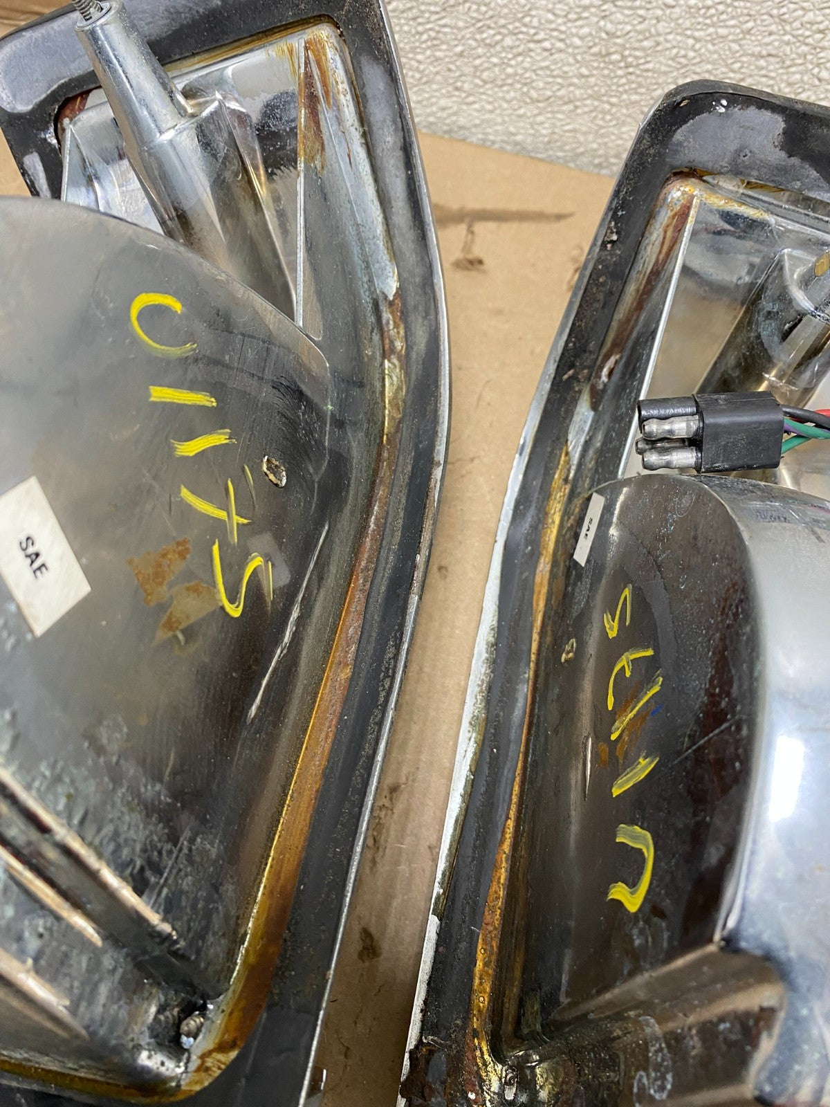 1986 to 1991 Jaguar Xjs Left+Right Set Tail Lights OEM u1175 DG11