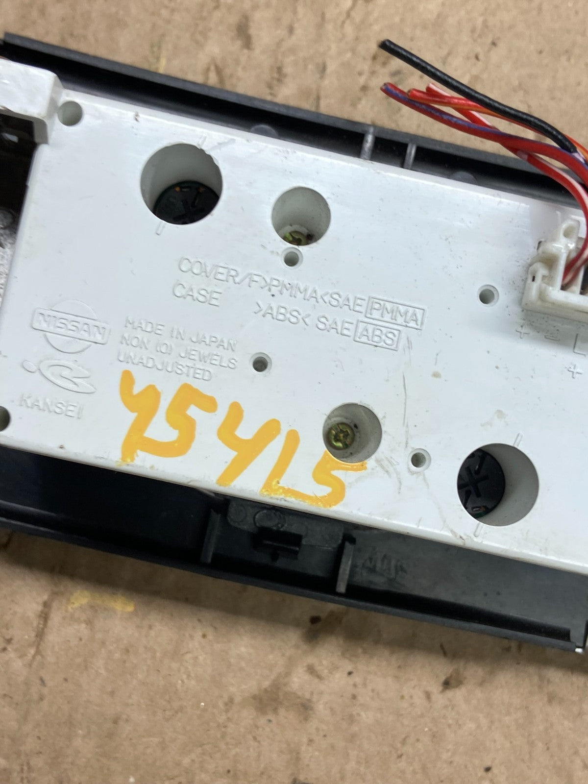 2003 to 2008 Infiniti Fx35 Center Console Clock Storage Bezel OEM Y5415 DG6