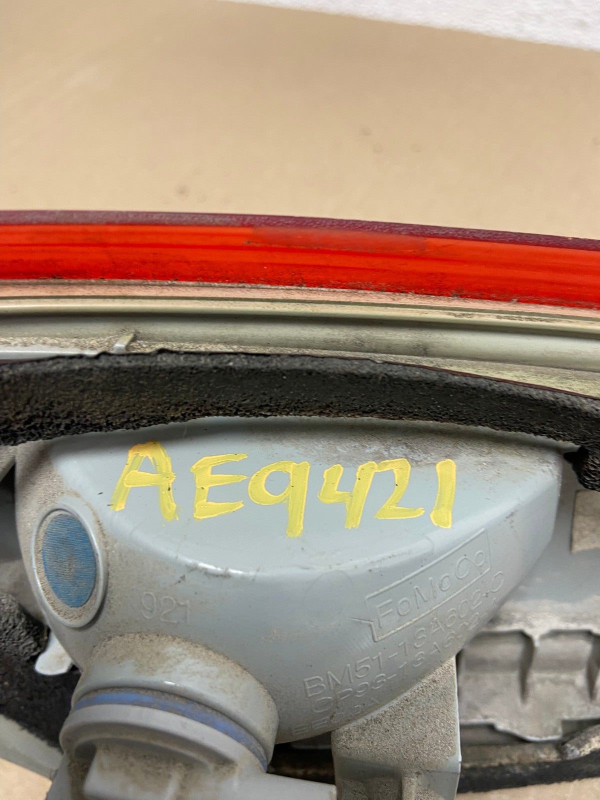 2012 to 2014 Ford Focus Sedan Right Passenger Inner Tail Light AE9421 LK7