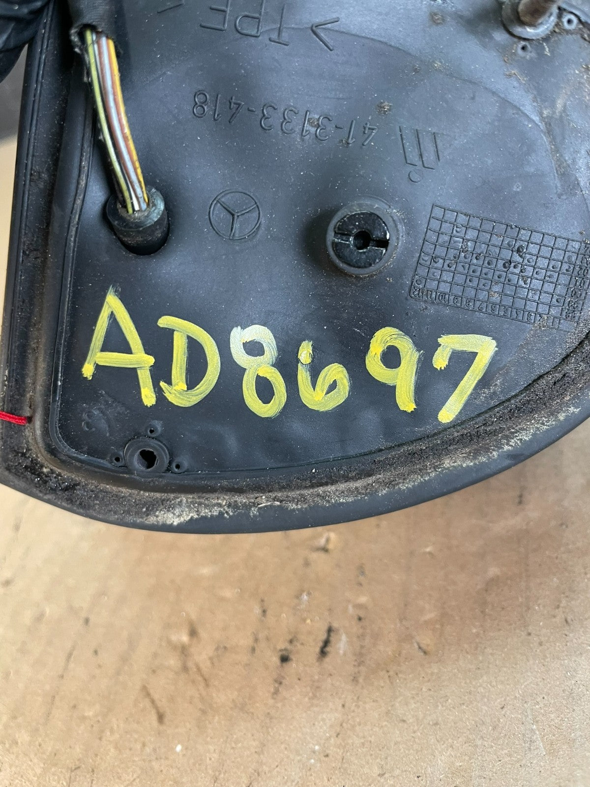 2005 to 2007 Mercedes-Benz C Class Right Passenger View Door Mirror AD8697 DW11