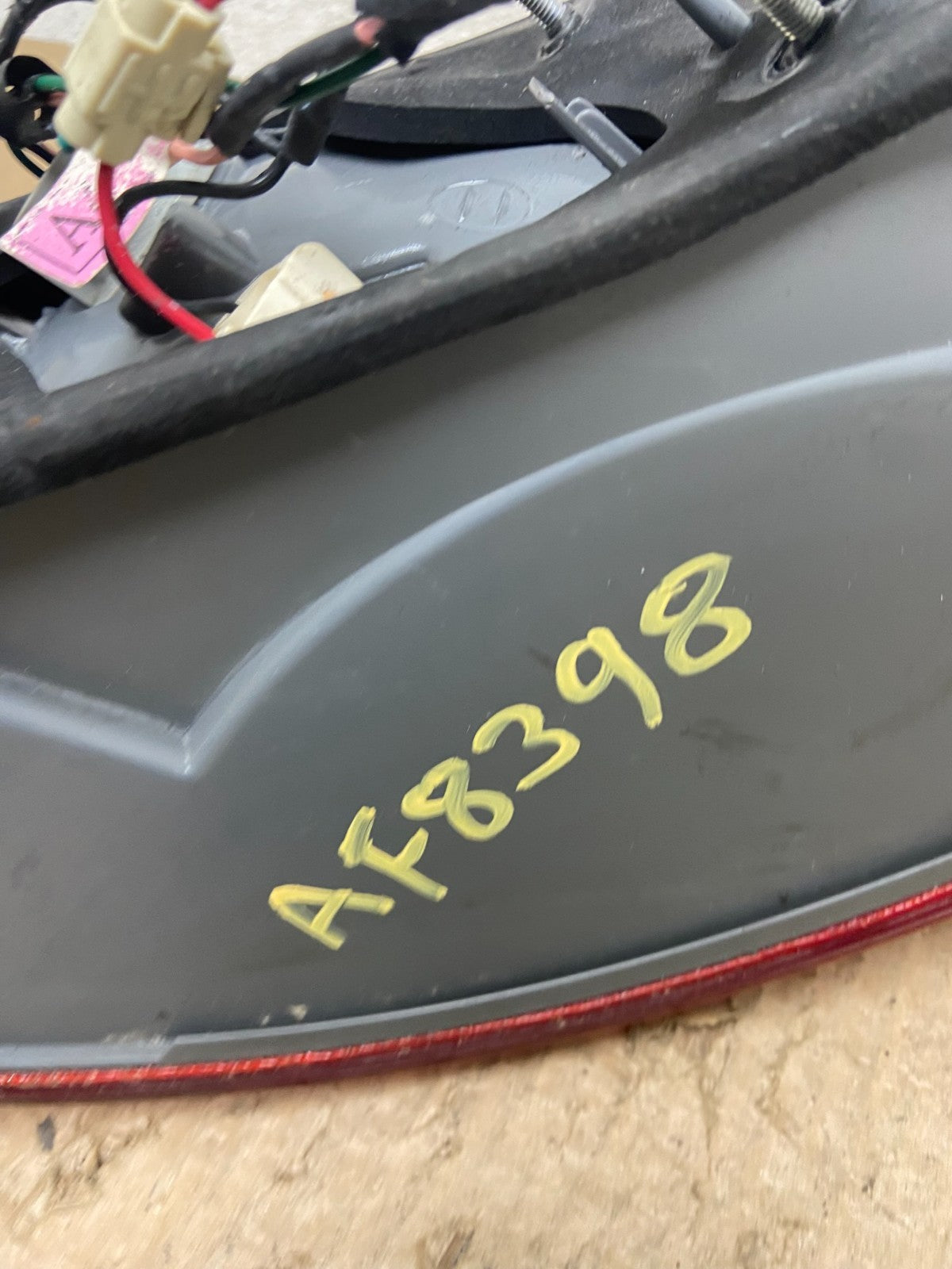 2006 2007 2008 Hyundai Sonata Right Passenger Rh Side Tail Light AF8398 DW6
