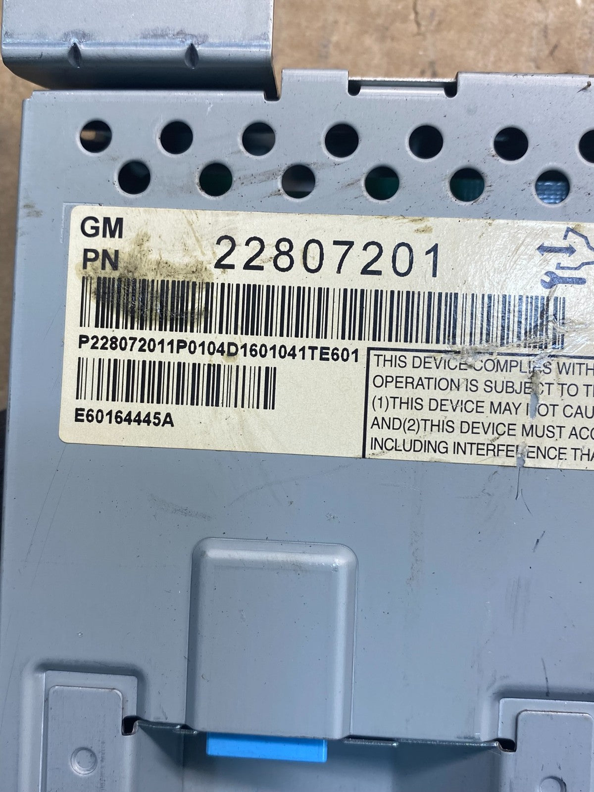 2010 - 2011 Chevrolet Equinox Radio Display Screen Information Dash Oe AH1754 DG4