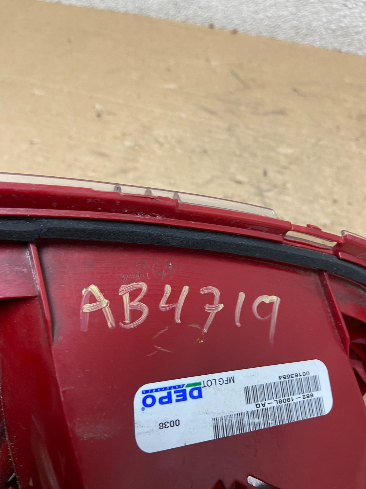 2008 2009 2010 Mini Cooper Hatchback Left Driver LH Tail Light DEPO AB4719 DW7