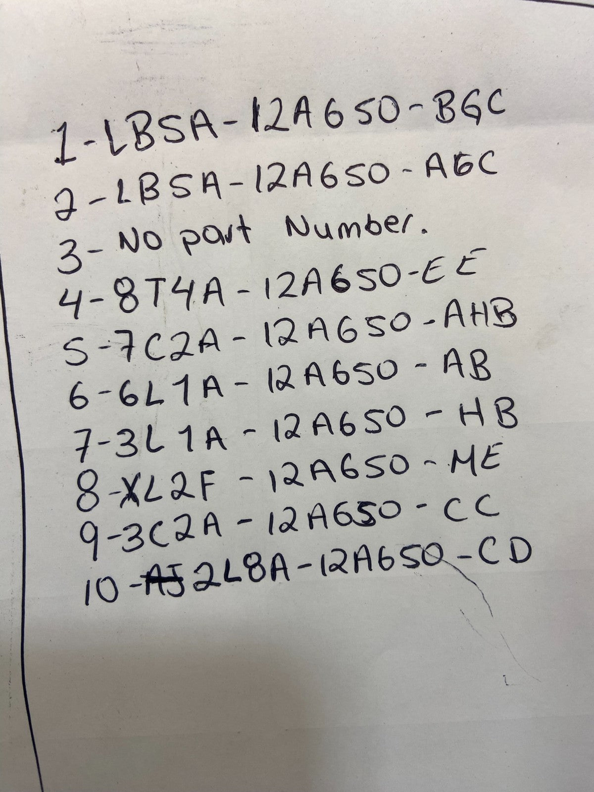 Mix of 10 Ford ECM Engine Computer Module AE24342