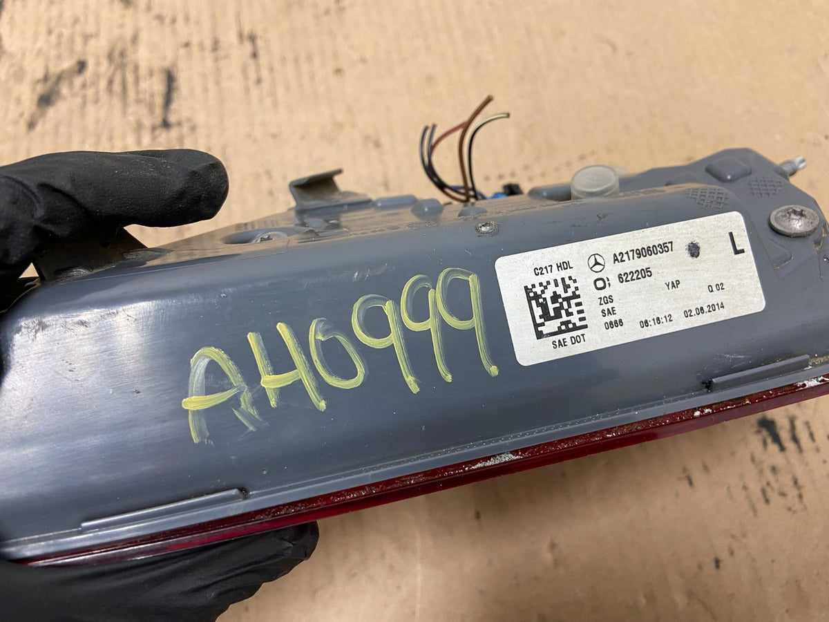 2015-2017 Mercedes-Benz Coupe S550 Left Driver LH Inner Tail Light ah0999 DG5