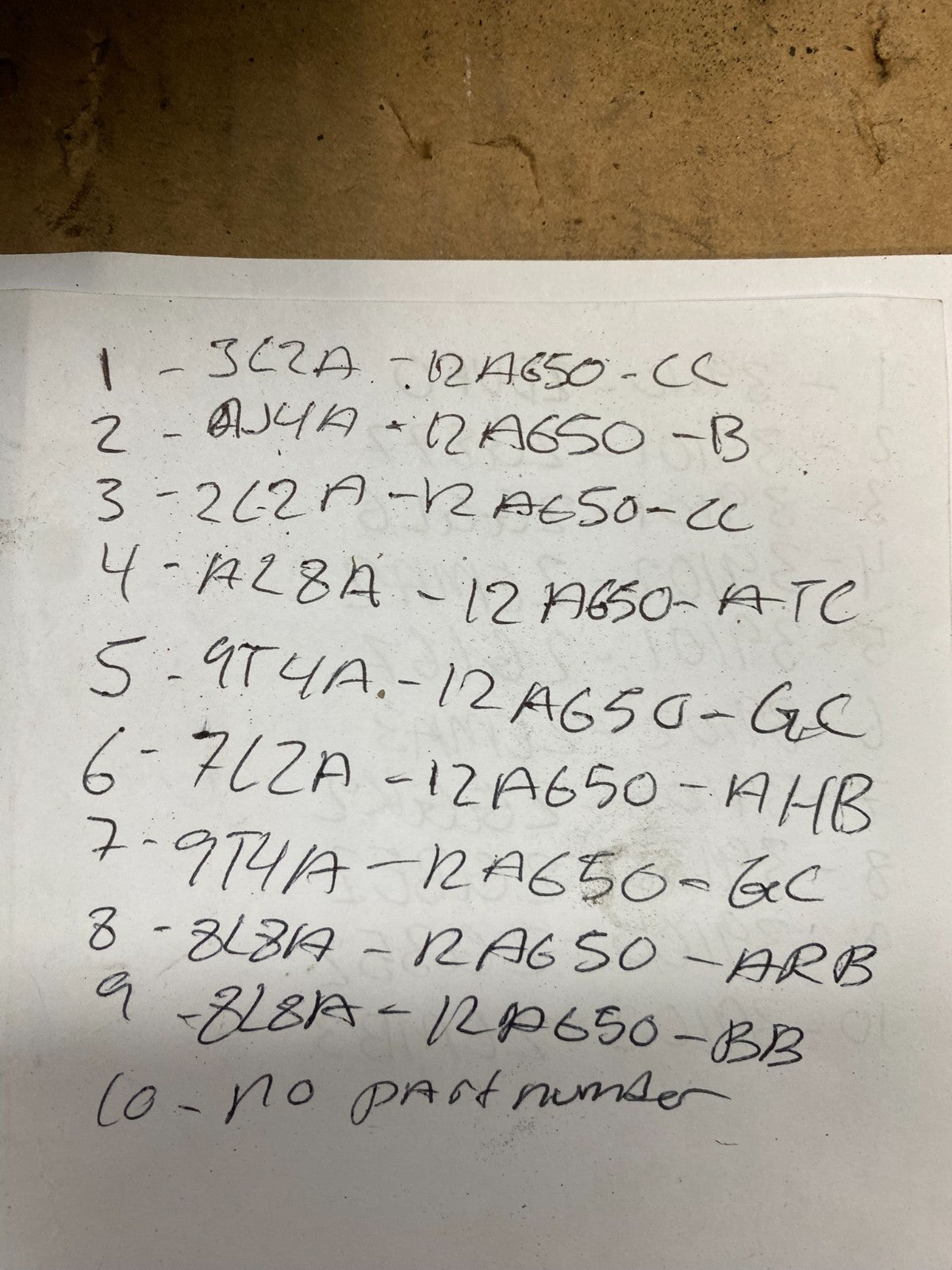 Mix of 10 Ford ECM Engine Computer Module Y6477 PS2