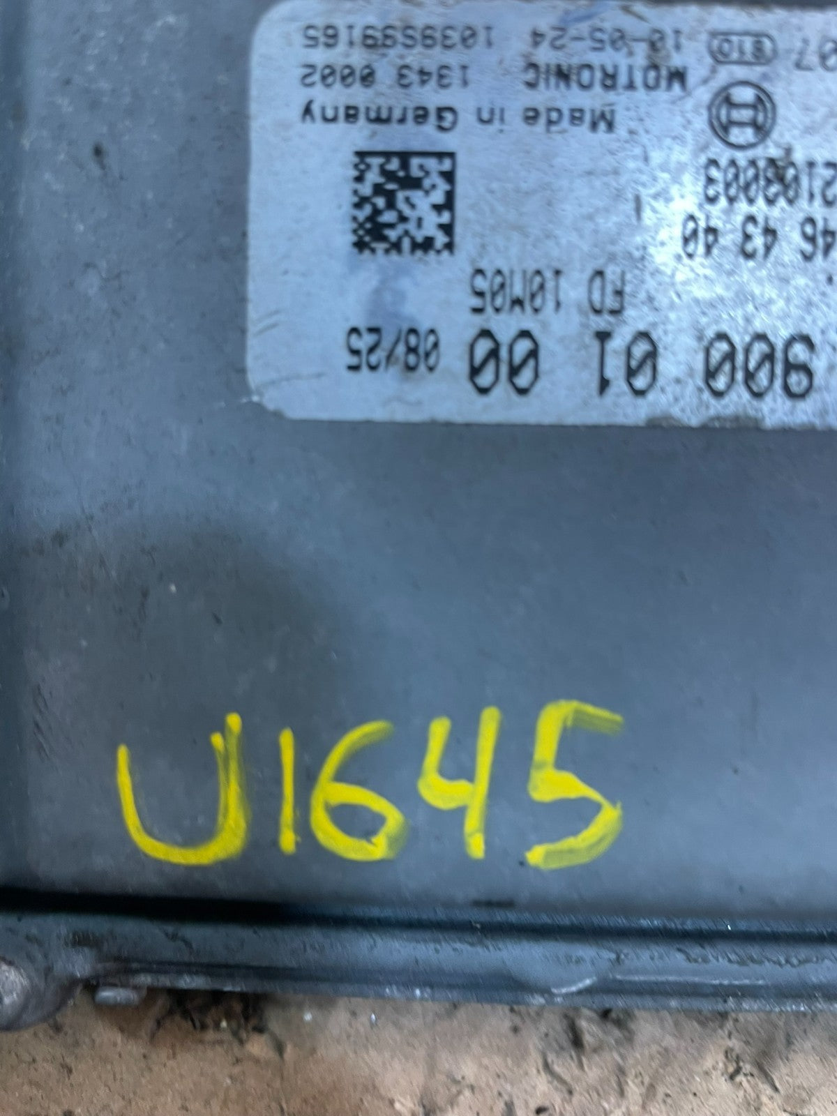 2007 to 2012 Mercedes GL450 ECM ECU Engine Control Module u1645 DG4