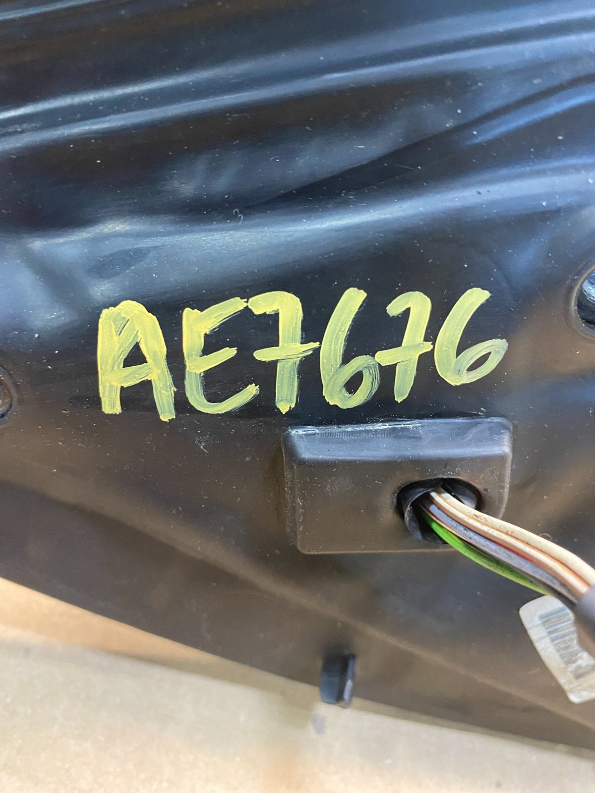 2007 to 2009 Audi Q7 Right Passenger Side Door View Power Mirror AE7676 DW13