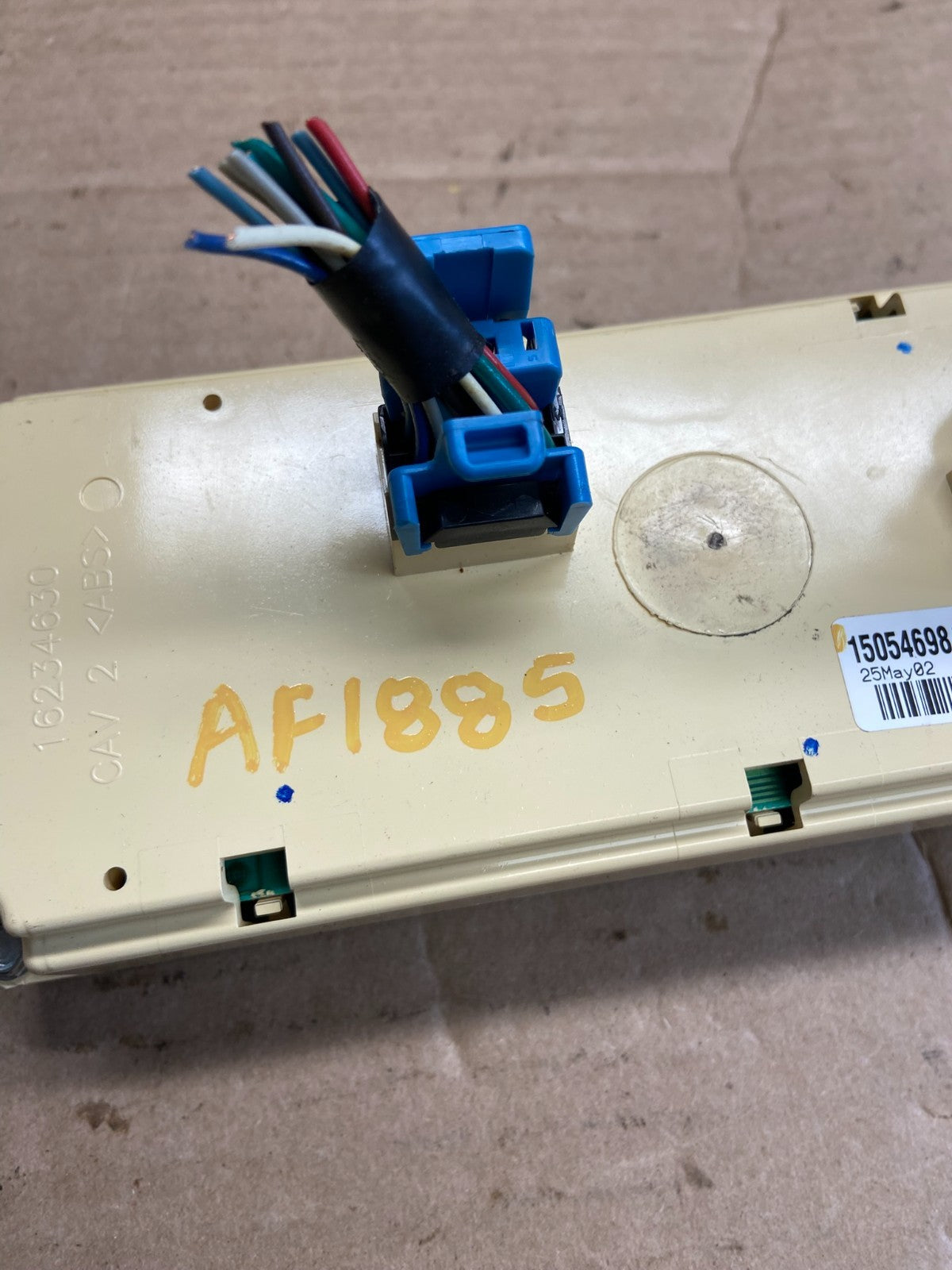 1999 to 2002 Chevrolet Silverado HVAC Heater Climate Control Module AF1885 DG7
