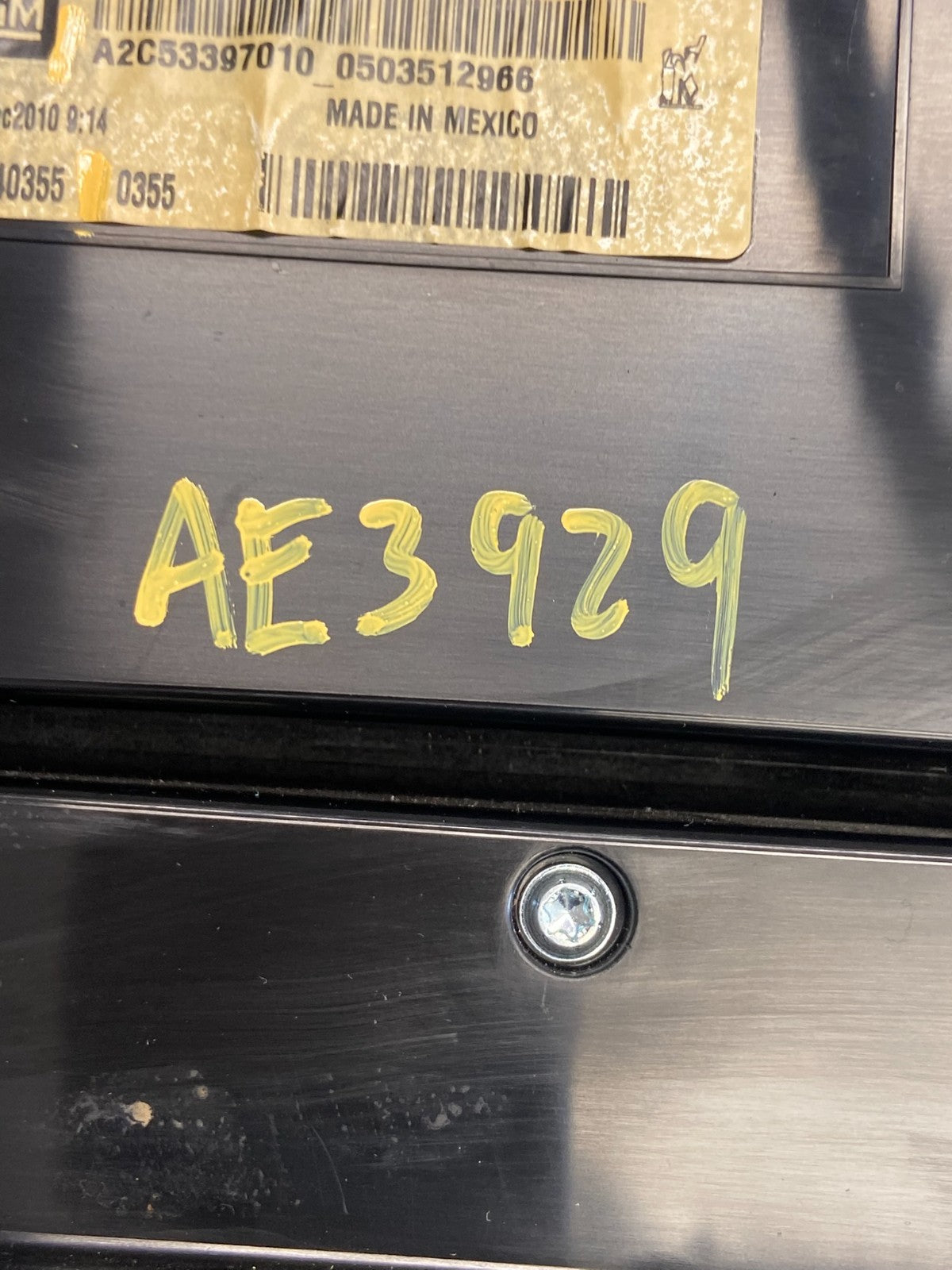 2011 Chevrolet Volt Radio Face Climate Control Panel Bezel ae3929 DG7