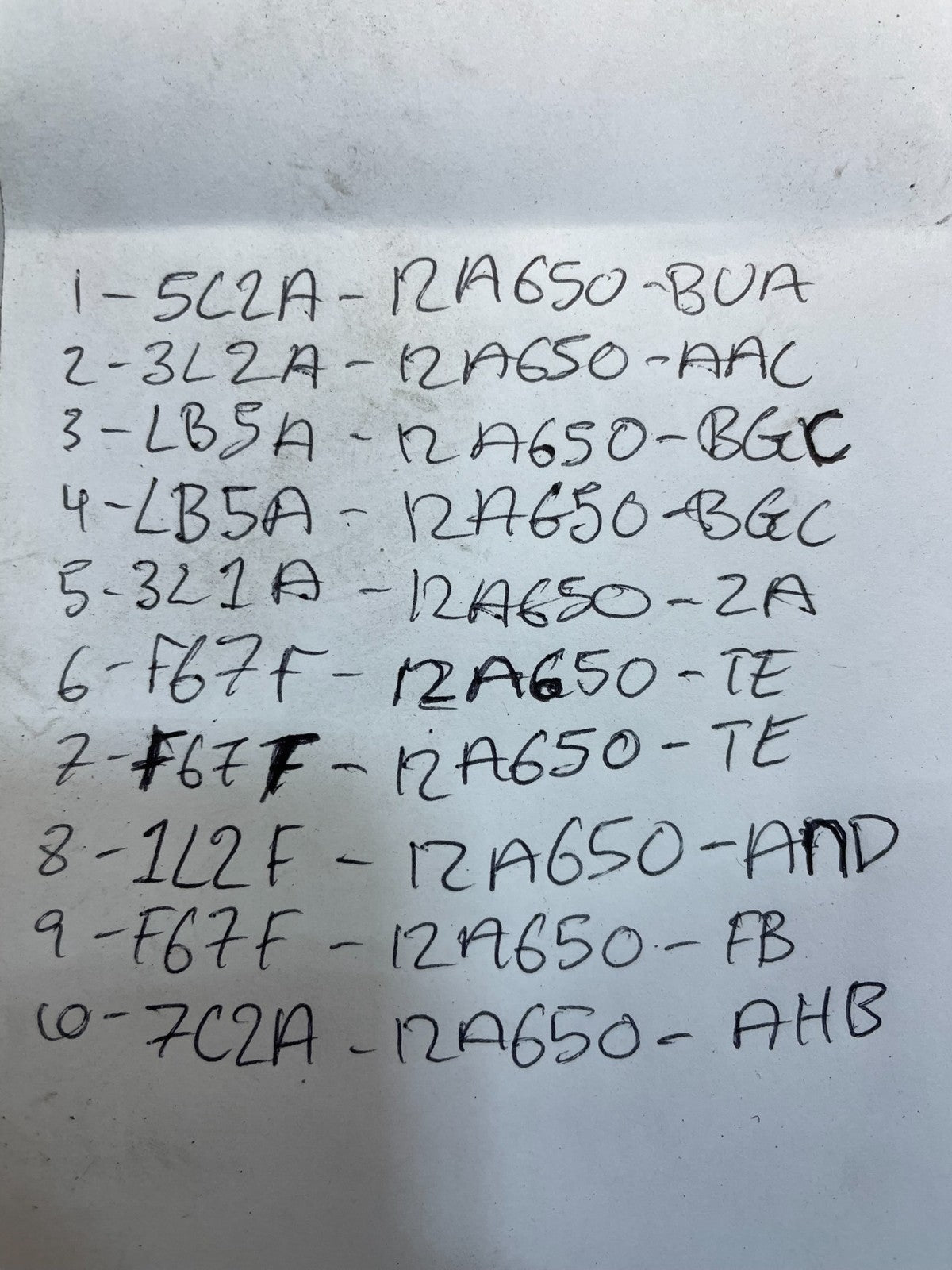 Mix of 10 Ford ECM Engine Computer Module X88522