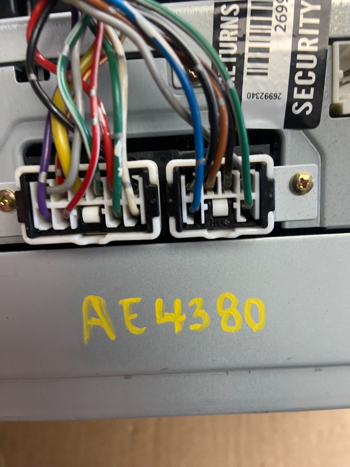 2000 to 2001 Infiniti i30 Bose Radio AM/FM Casette Climate Control ae4380 DG6