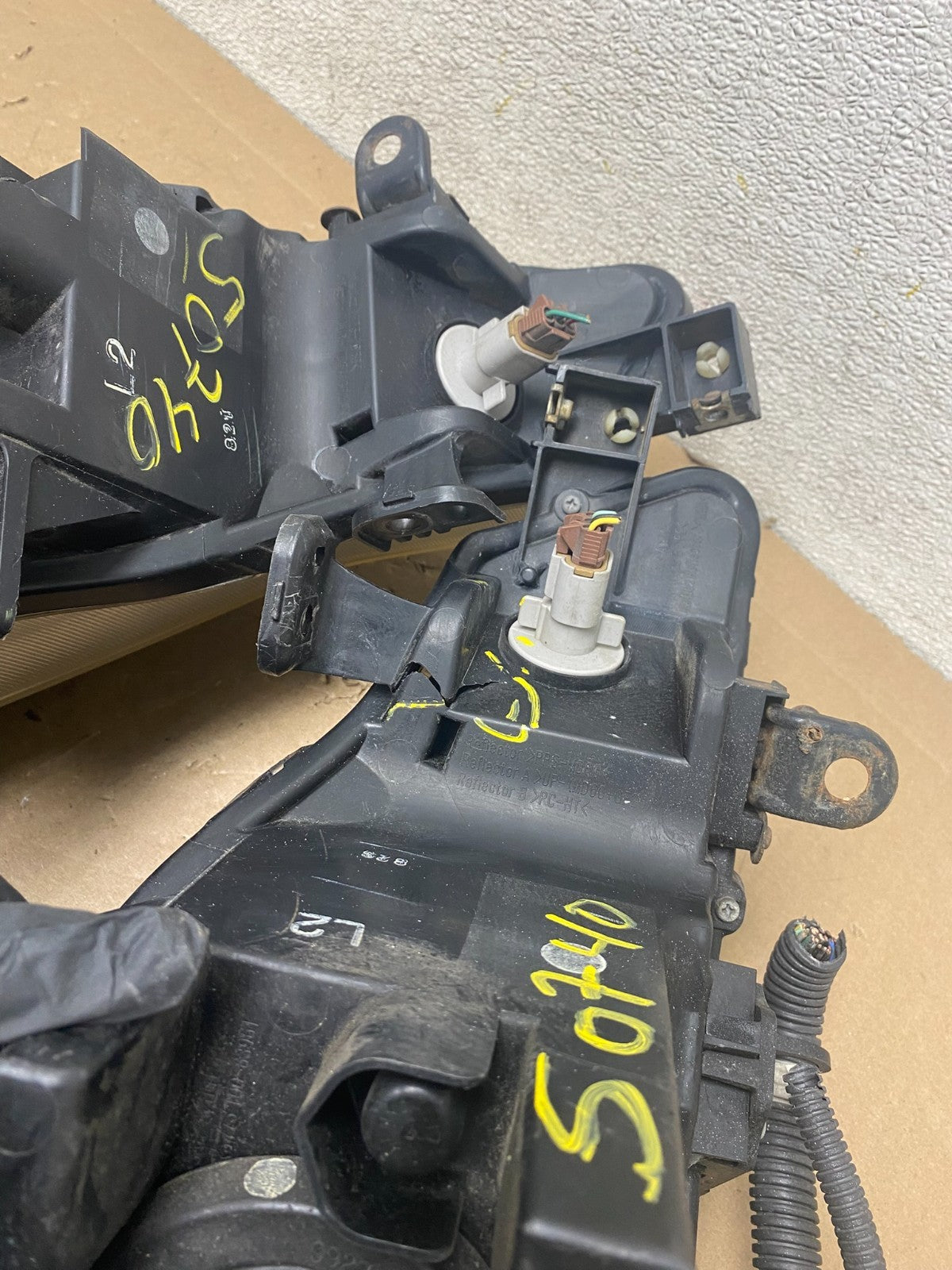 Halogen 2011 2012 2013 2014 Nissan Murano Headlights Left+Right Oem S0740 DW16