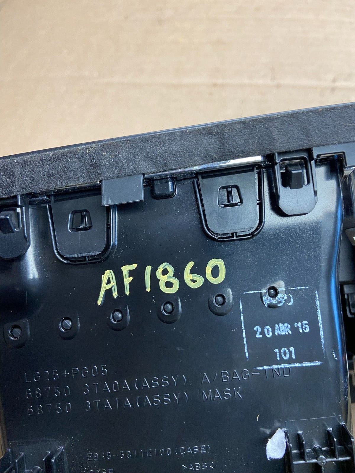 2013-2015 Nissan Altima Center Dash Vents Ac Air Vent Trim Panel Bezel af1860 DG6