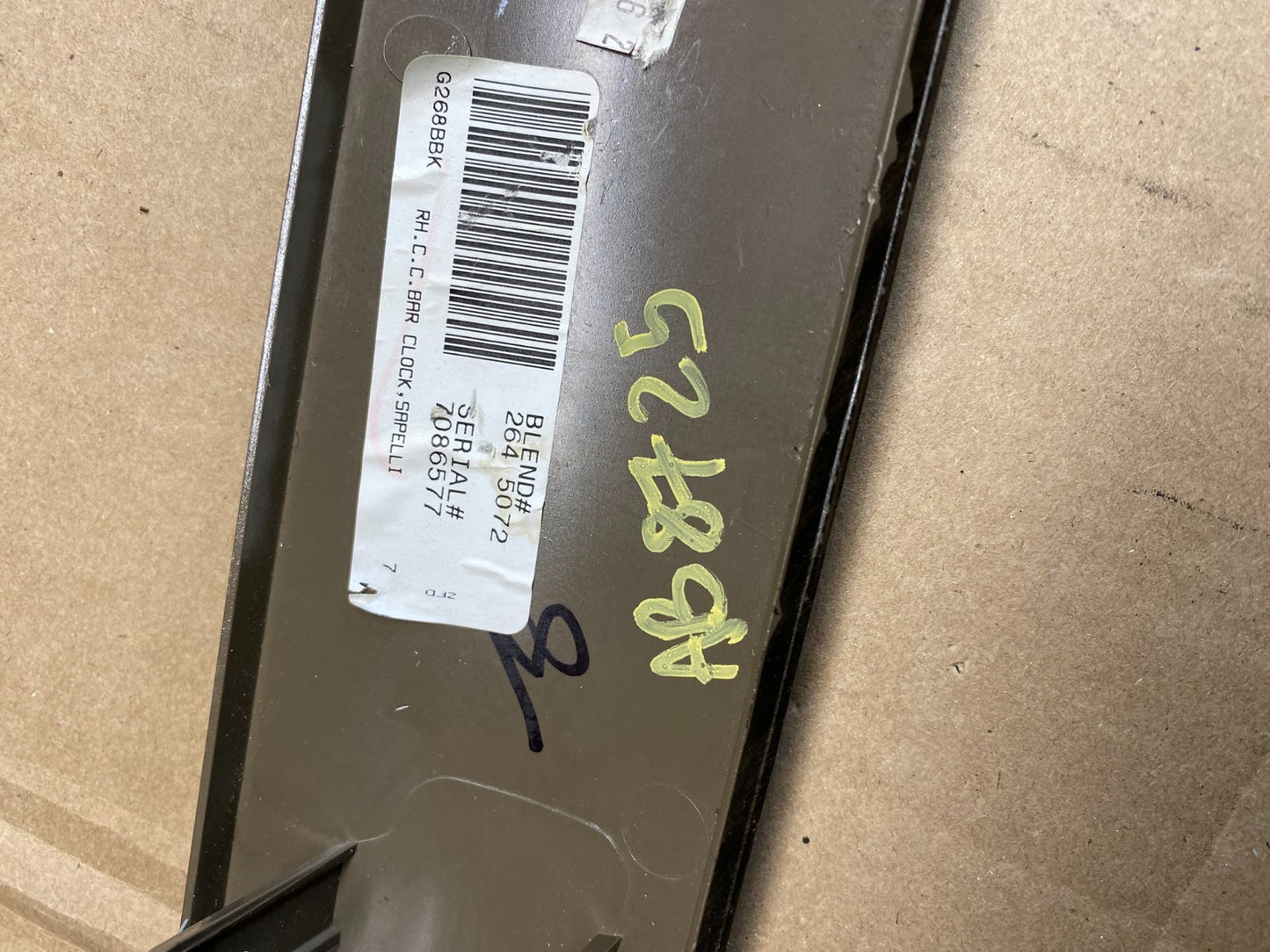 2008-2009 Ford Taurus Sable Dash Center Interior Clock Trim Bezel vent AB8725 DG6
