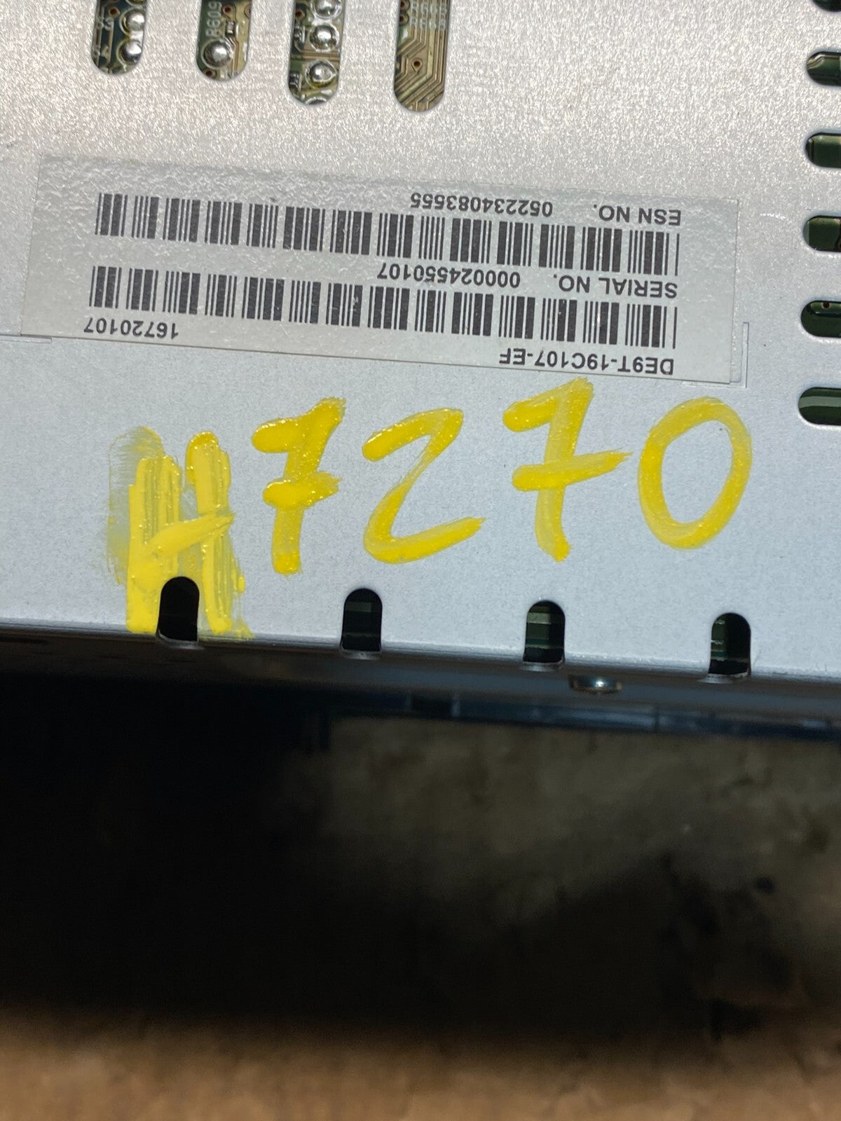 2013 2014 Lincoln Mkt Am Fm Cd Player Radio Receiver H7270 PS7
