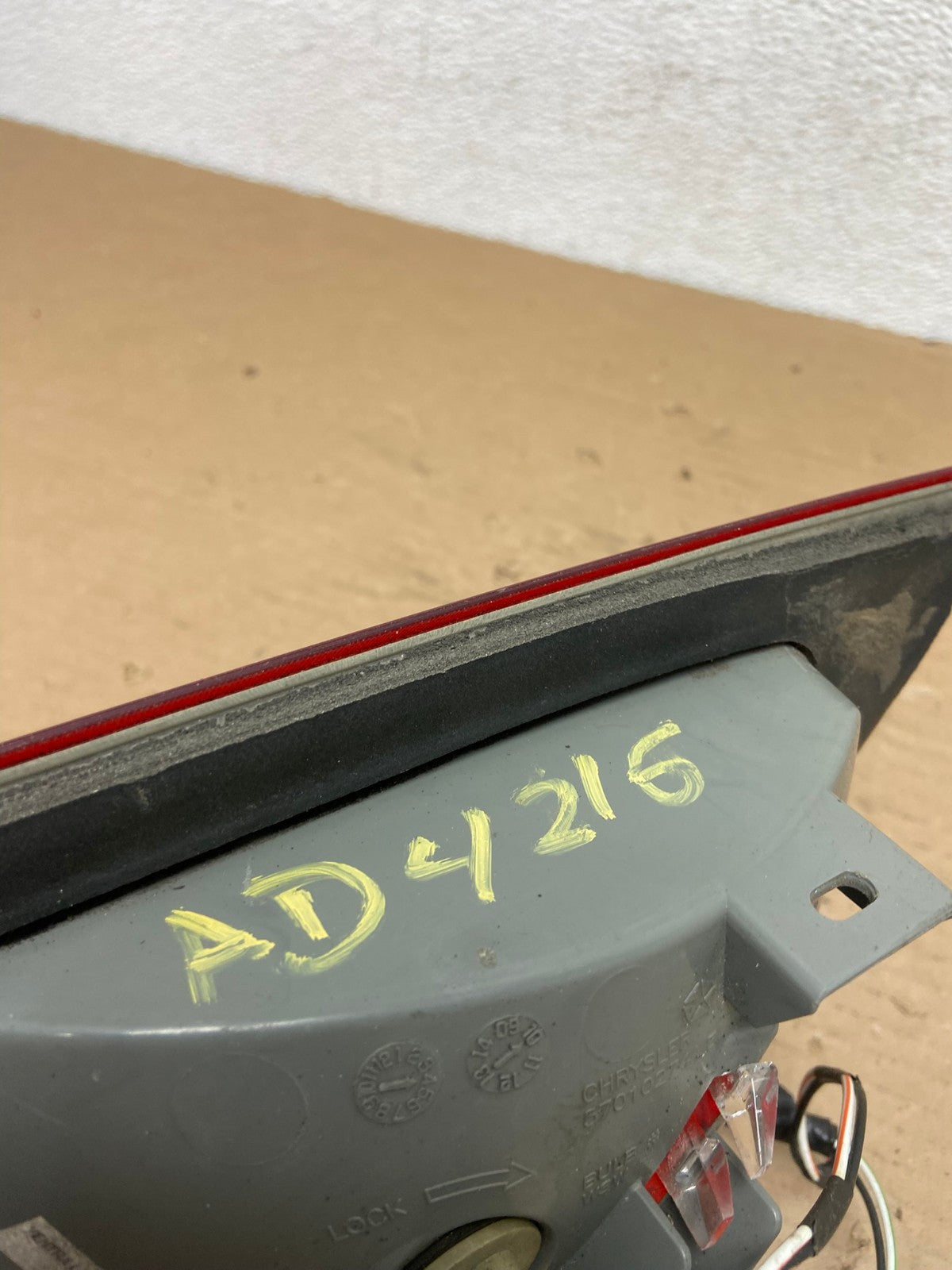 2011-2013 Jeep Grand Cherokee Right Passenger Rh Inner Tail Light AD4216 LK5