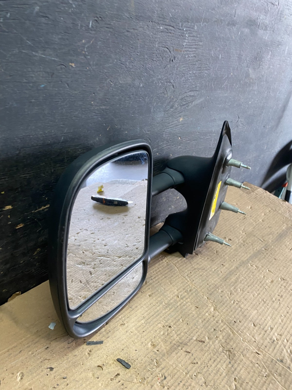 2009-2016 Ford E150 E250 Van Left Driver Side Door View Two Arm Mirror R2372 DG9