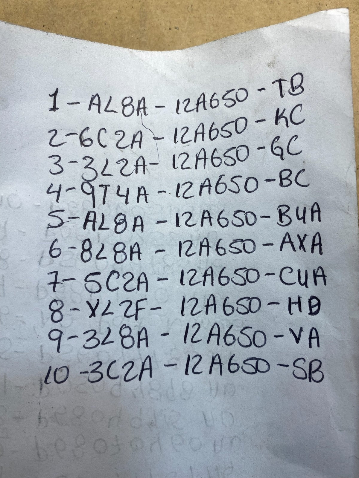 Mix of 10 Ford ECM Engine Computer Module AC42482