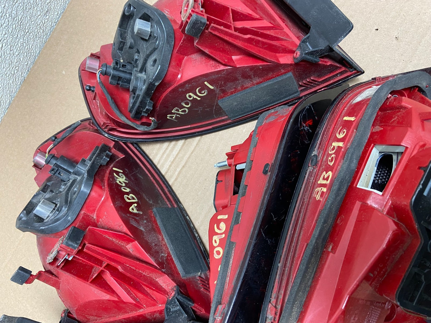 2009 to 2012 Audi A4 Sedan Left+Right Side LED Tail Lights Oem AB0961 DW9
