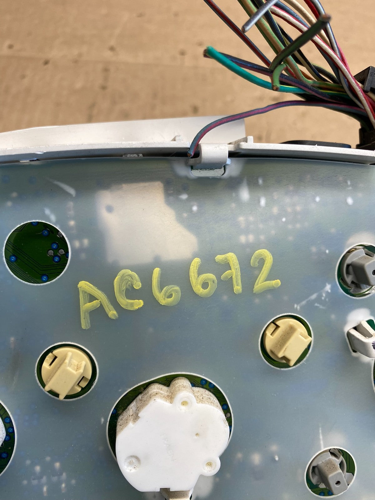 2006 Ford E350 Gauge Speedometer Cluster ac6672 DG7