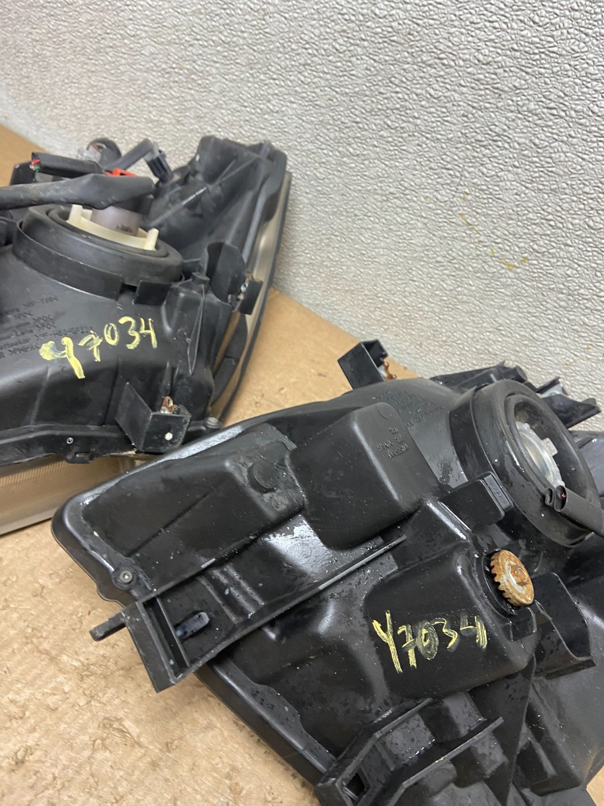 2005 2006 2007 Nissan Pathfinder Halogen Headlights Left+Right Oem Y7034 DW11