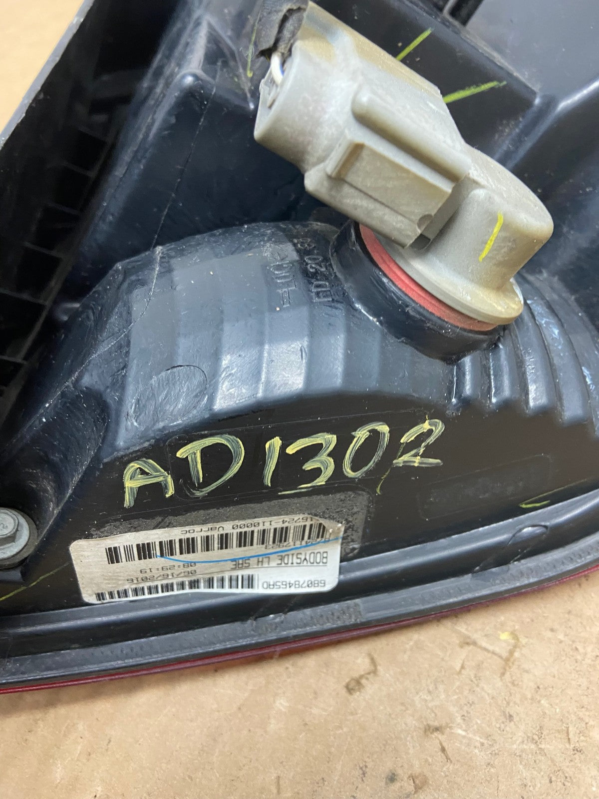 LED 2011-2020 Dodge Journey Left Driver Lh Side Tail Light AD1302 LK6