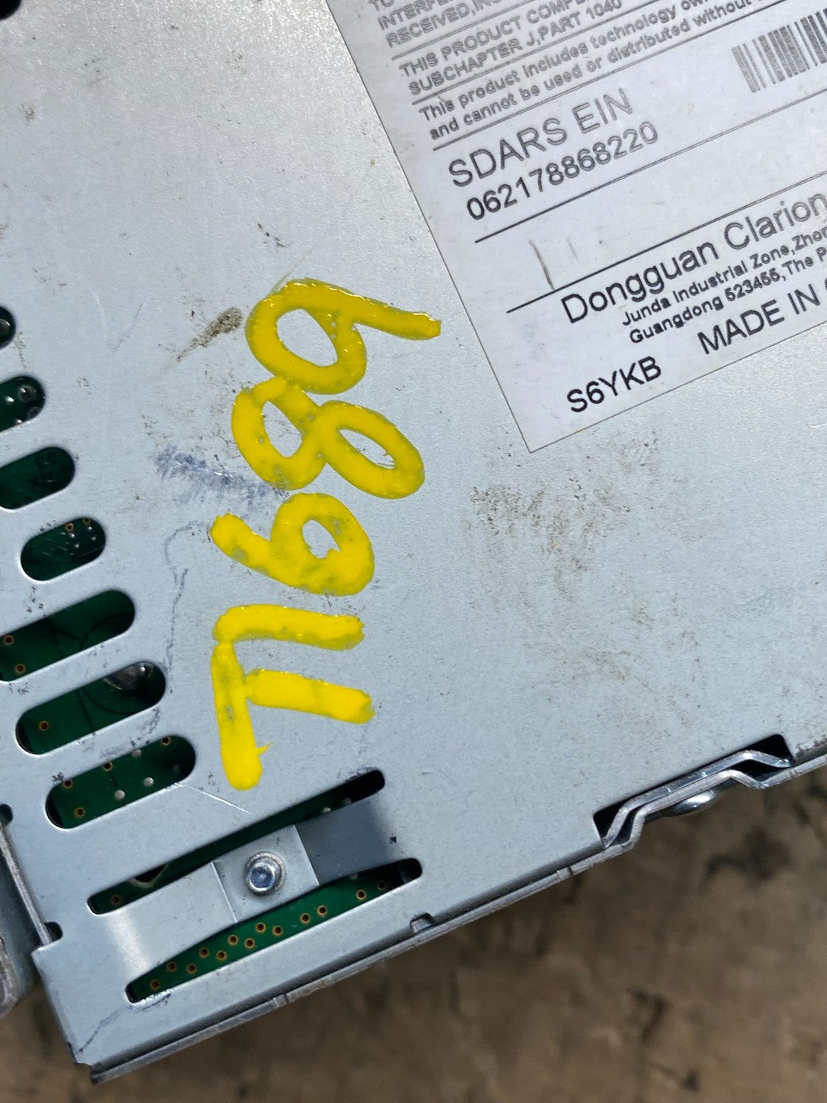 2013 to 2014 Ford Edge AM/FM Radio Reciever OEM T1689 PS6