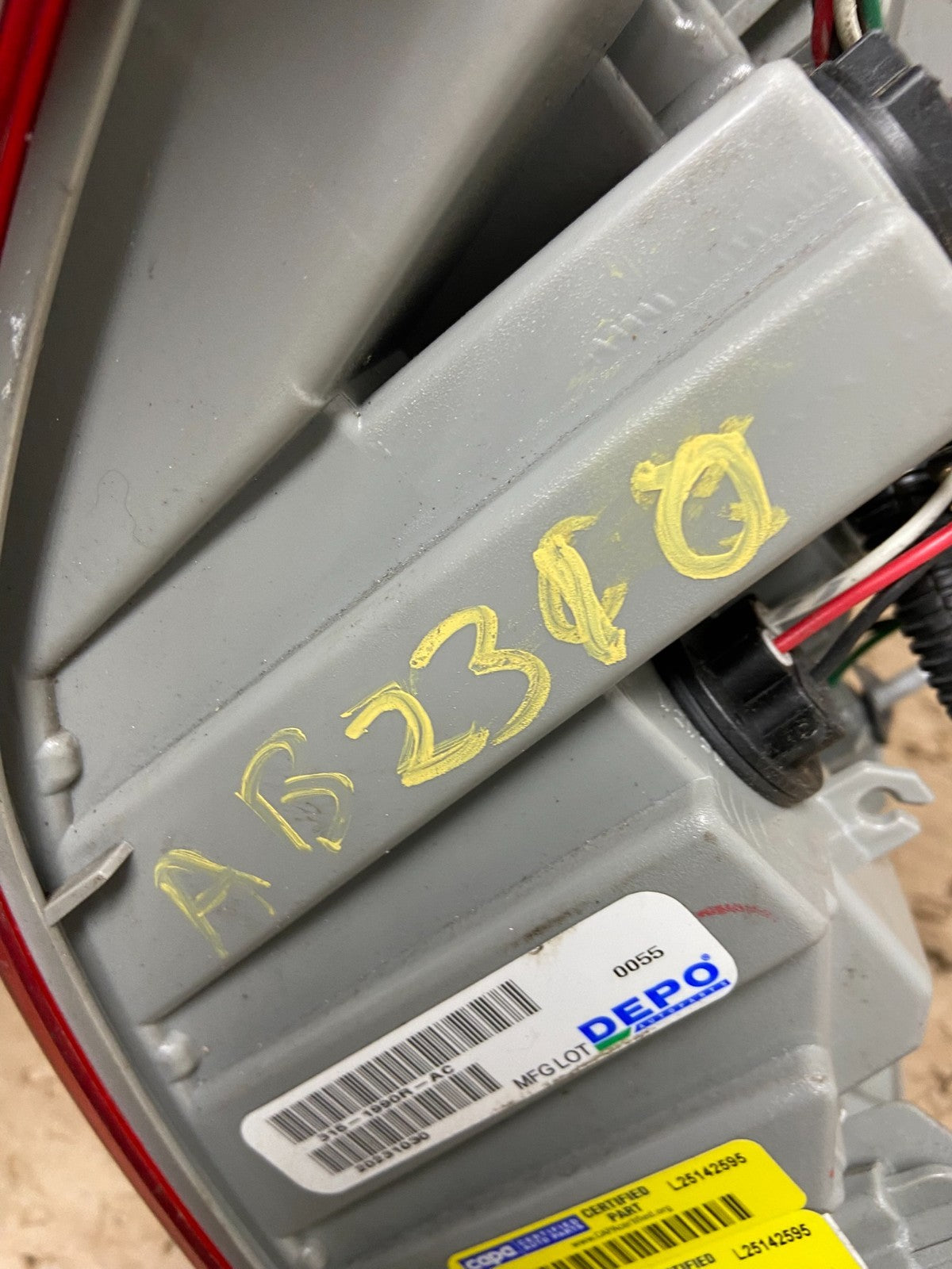 2016 2017 2018 Nissan Sentra Right Passenger RH Side Tail Light DEPO AB2310 DW8