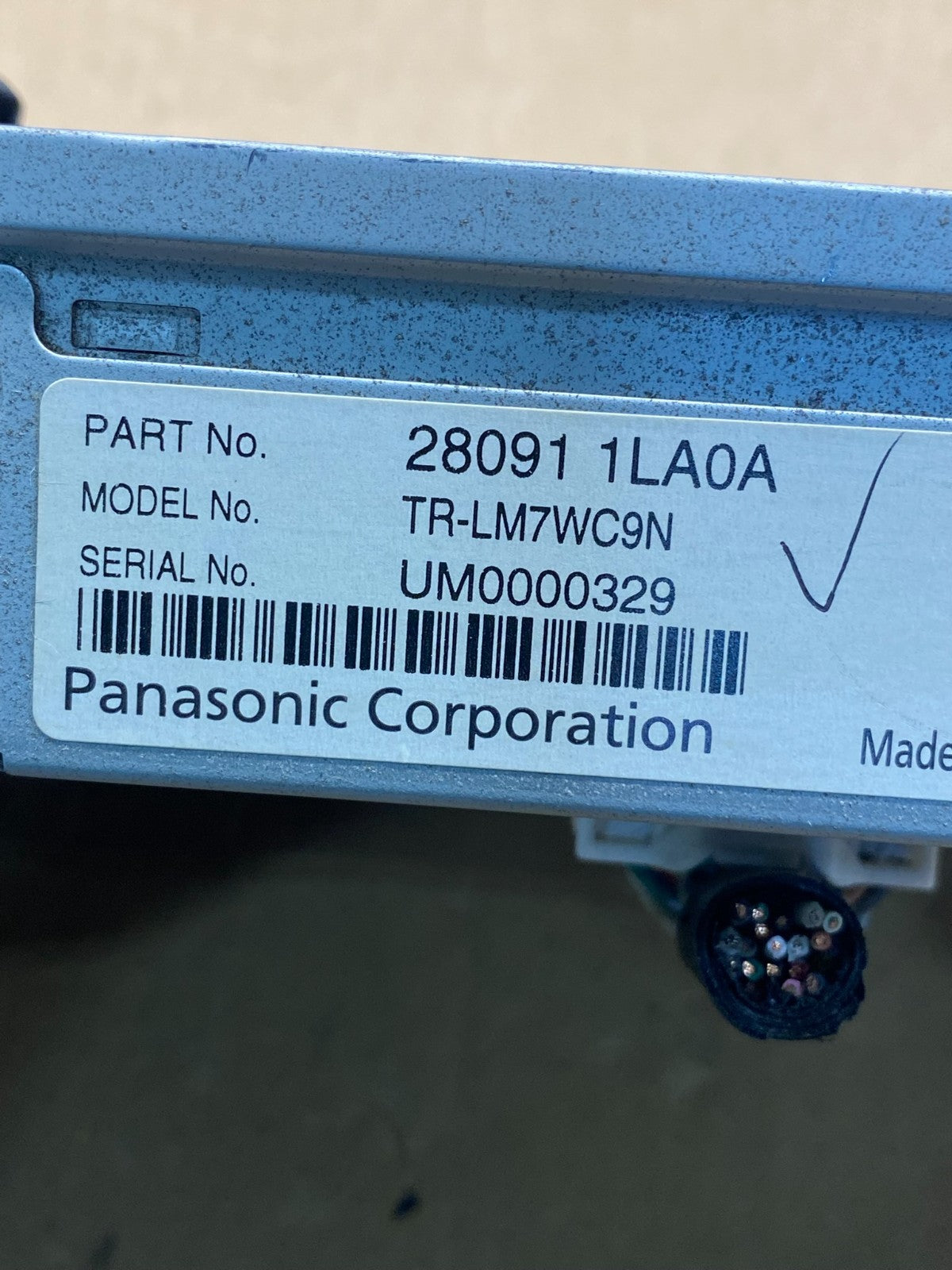 2011-2013 Nissan Pathfinder Radio Display Info Navigation Screen AG1792 DG5