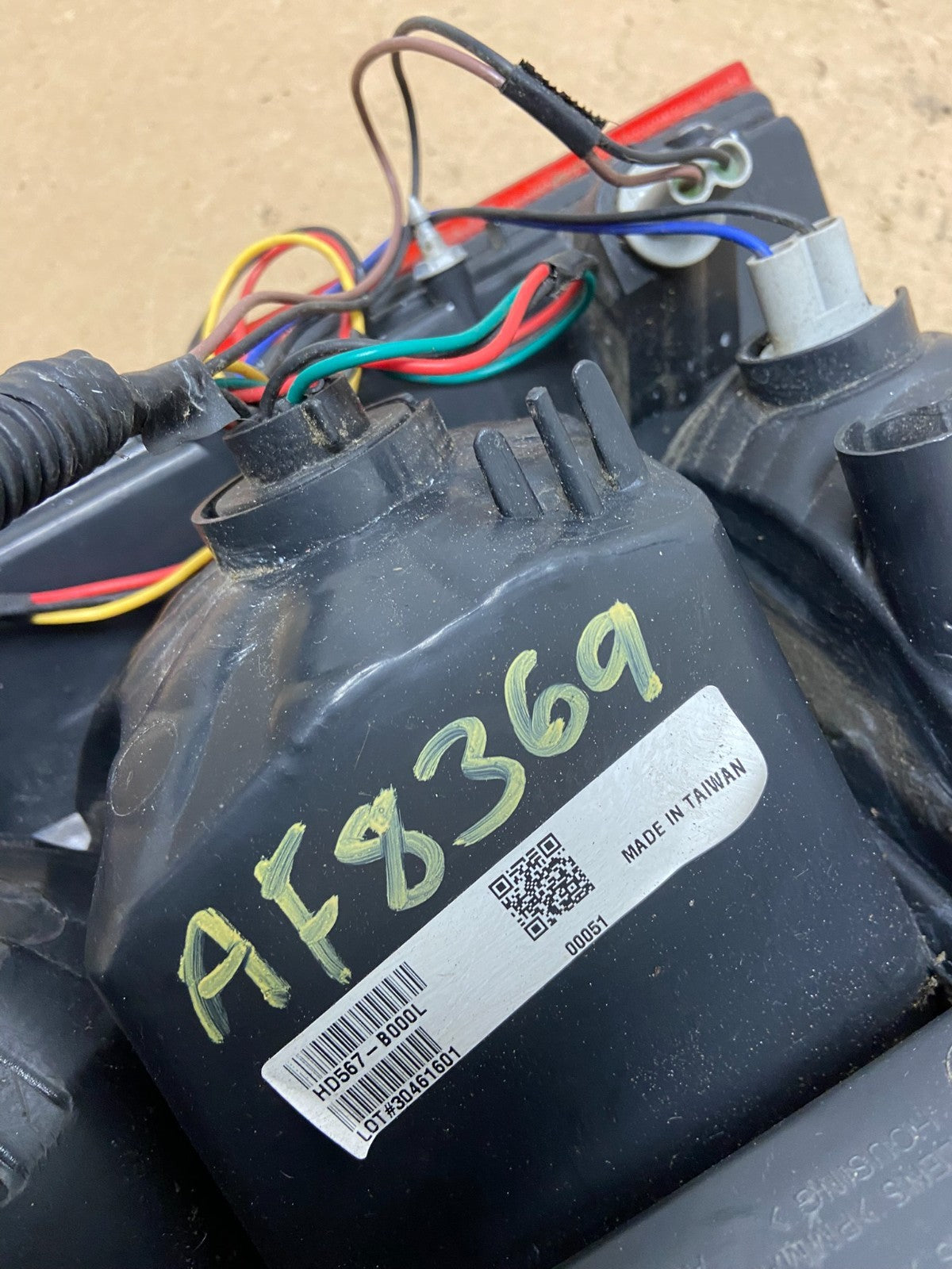 2009 to 2015 Honda Pilot Left Driver Lh Side Tail light Aftermarket AF8369 DW9