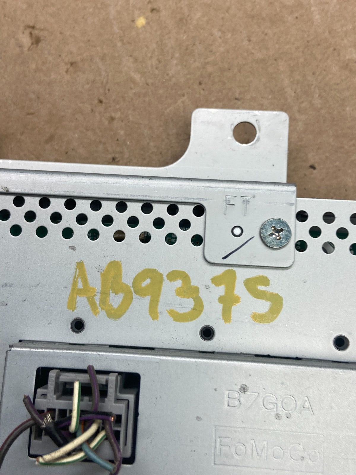 2010 Lincoln Mkz Navigation Radio Display Screen Module AB9375 DG7