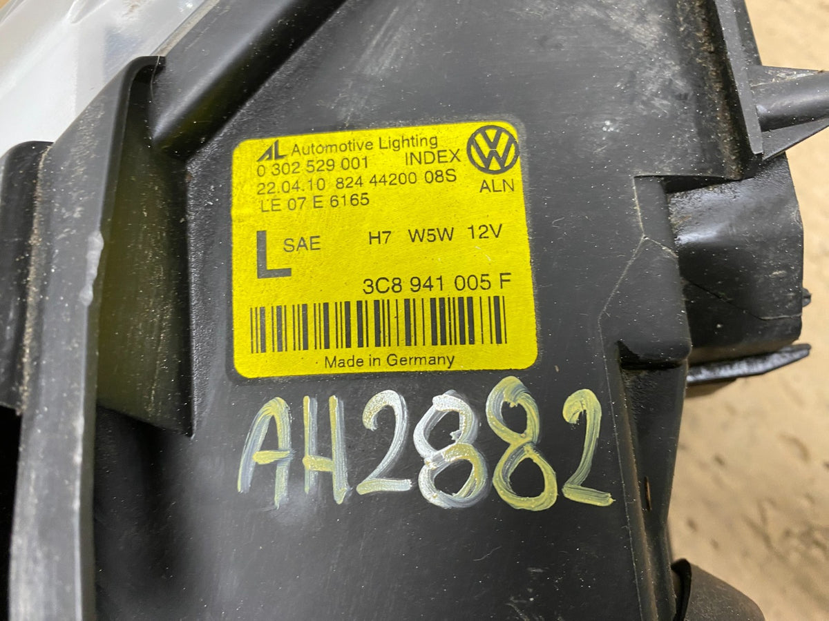 2009 - 2012 Volkswagen CC Left Driver Lh Side Headlight Halogen AH2882 DW8