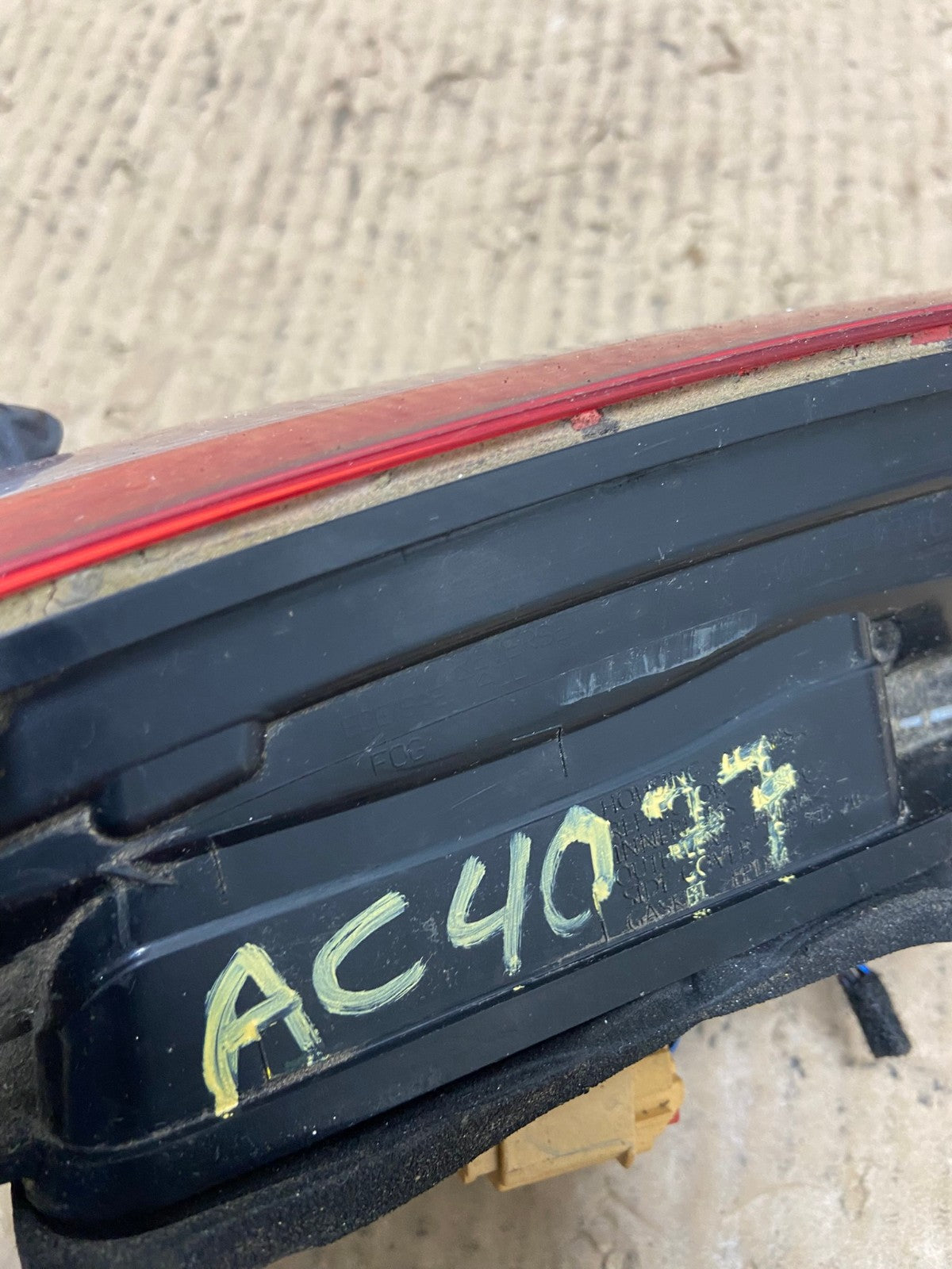 2019 to 2022 Volkswagen Jetta Right Passenger Inner Trunk Tail Light AC4077 LK9