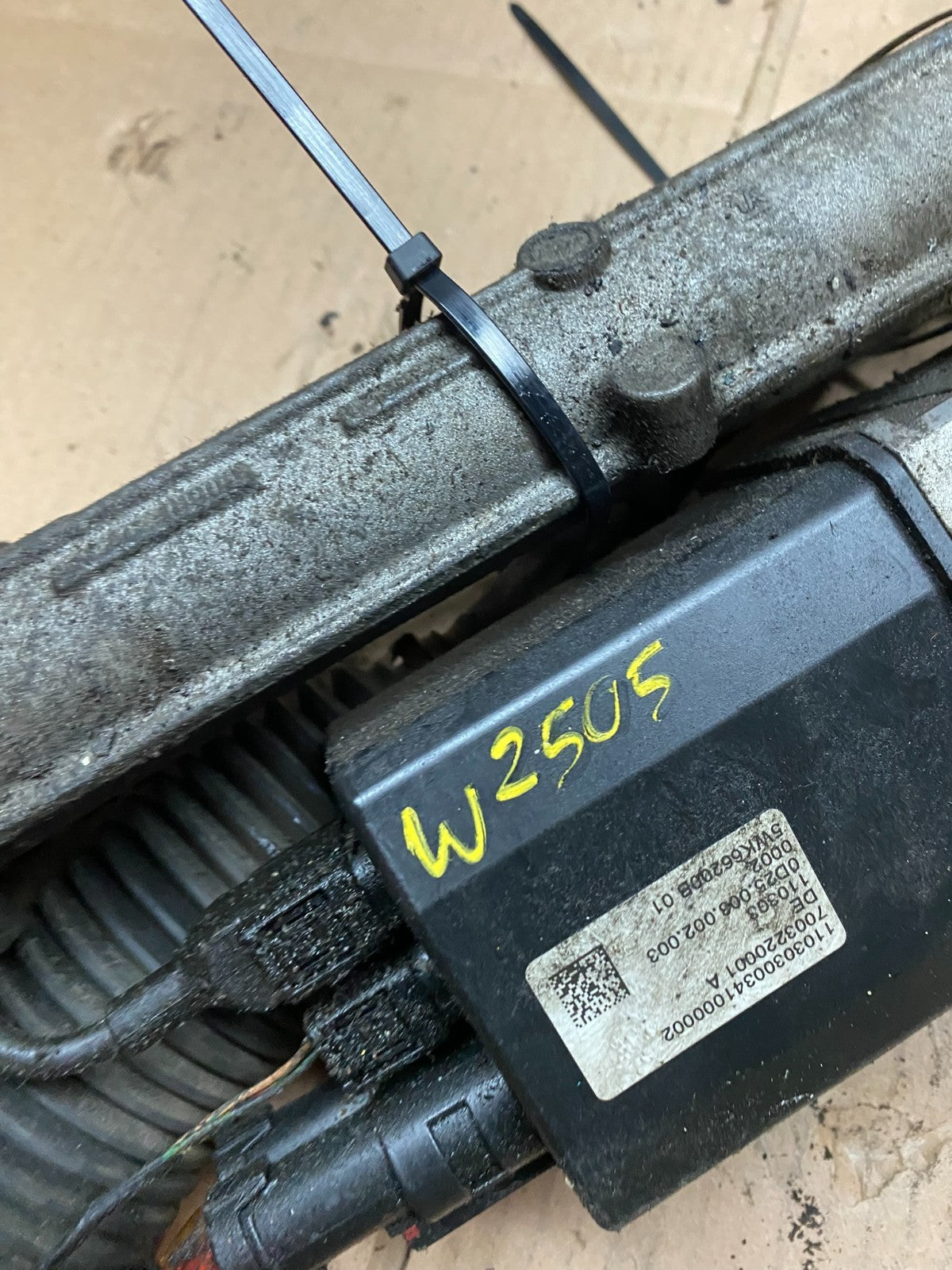 2011 BMW X3 F25 xDRIVE N52N Steering Rack And Pinion 6854535 W2505 PS9