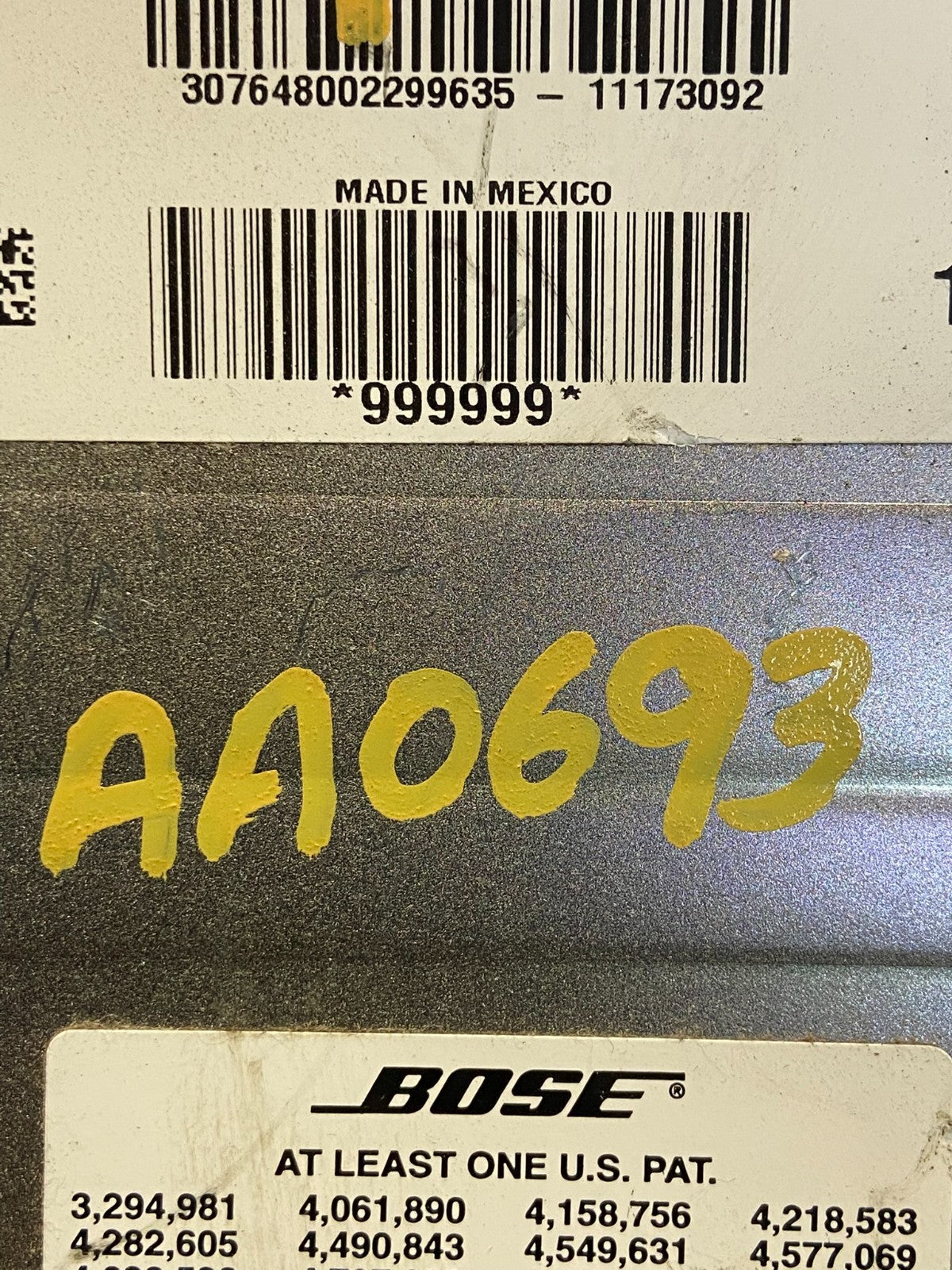 2009 to 2014 Nissan Maxima Radio Audio System Amplifier Module AMP aa0693 DG5