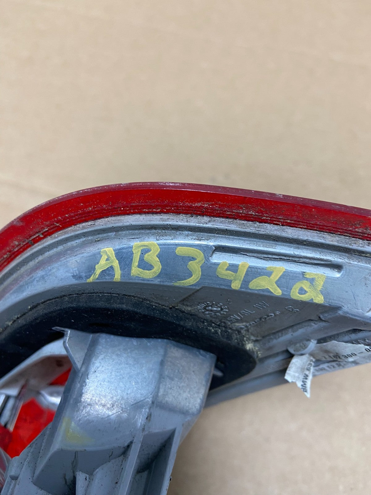 2007 to 2010 BMW 3 Coupe E92 Right Passenger RH Tail Light Inner OEM AB3422 DW7