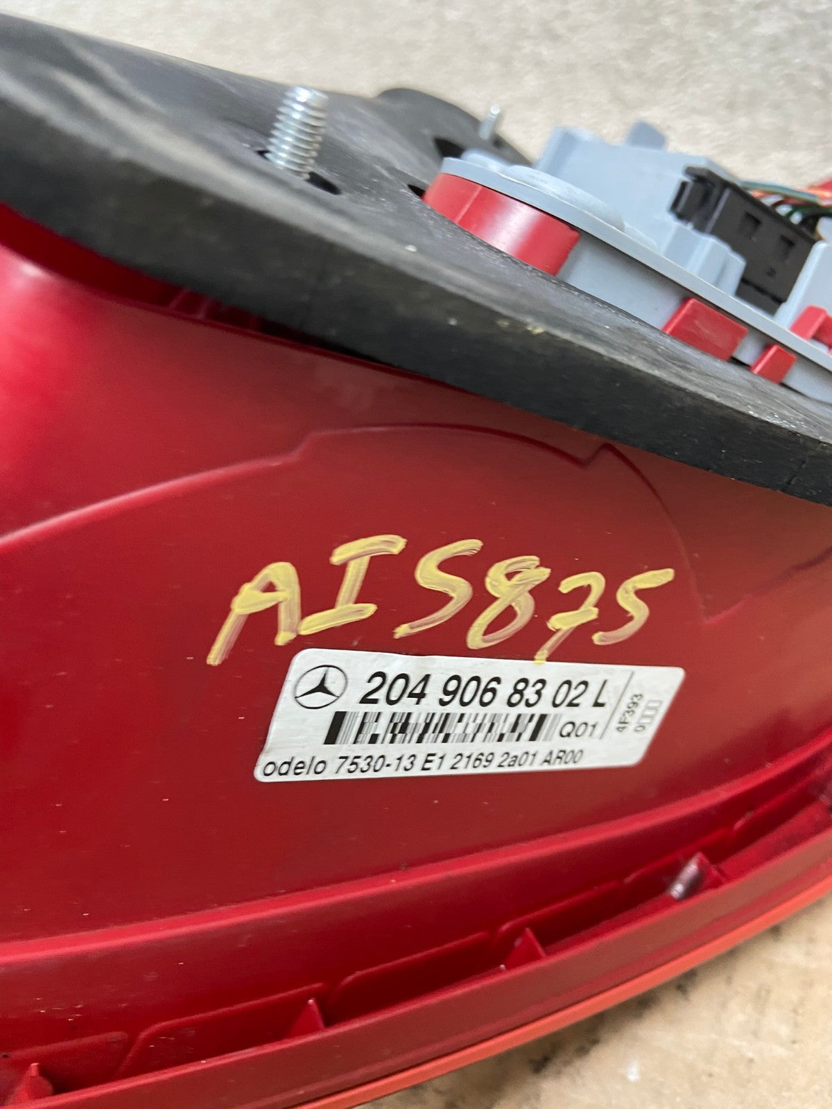 2008 2009 2010 2011 Mercedes C-Class Left Driver Side Tail Light AI5875 LK5