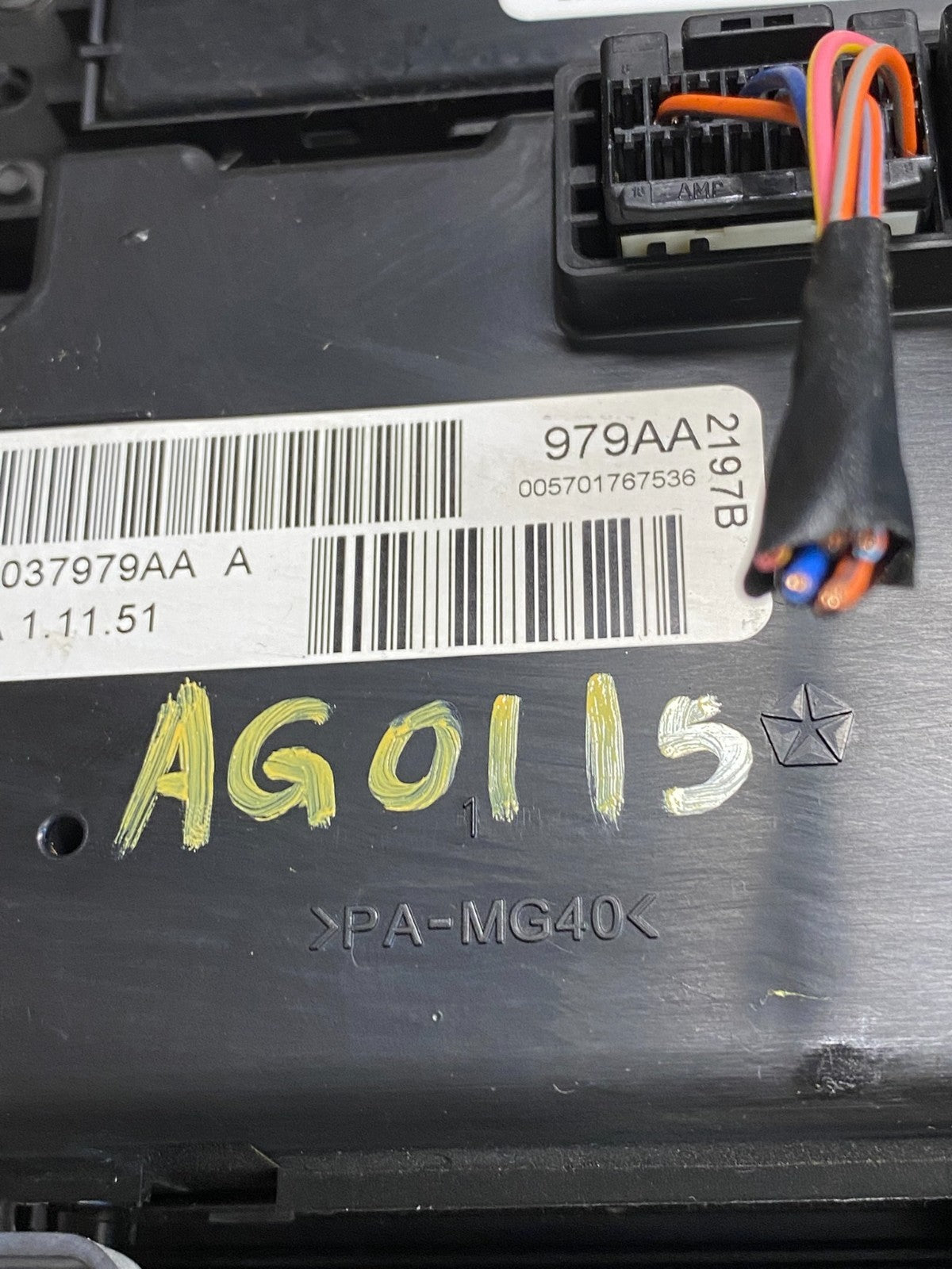 2008 to 2010 Jeep Grand Cherokee Center A/C Heater Climate Control AG0115 DG6