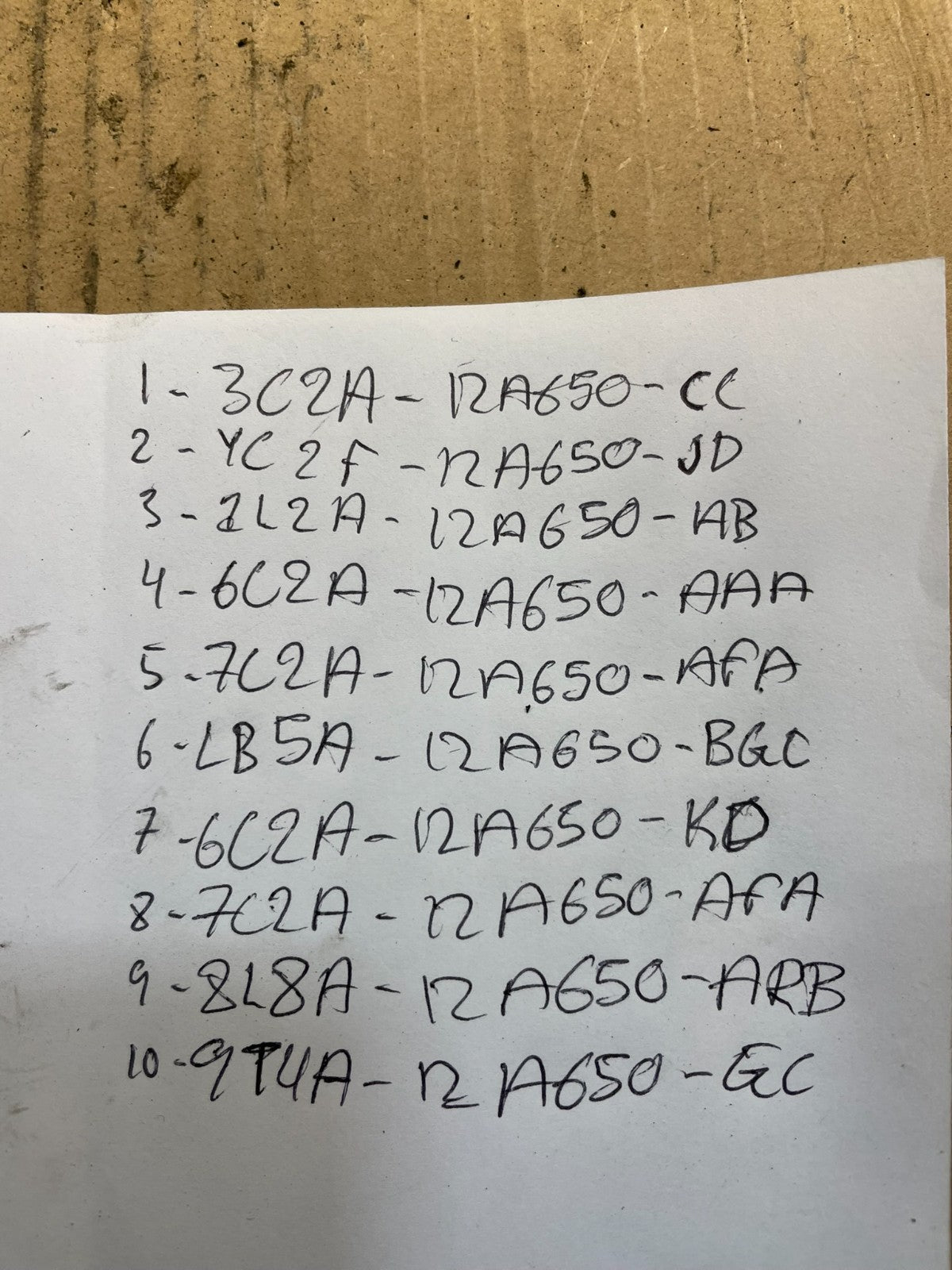 Mix of 10 Ford ECM Engine Computer Module X88512