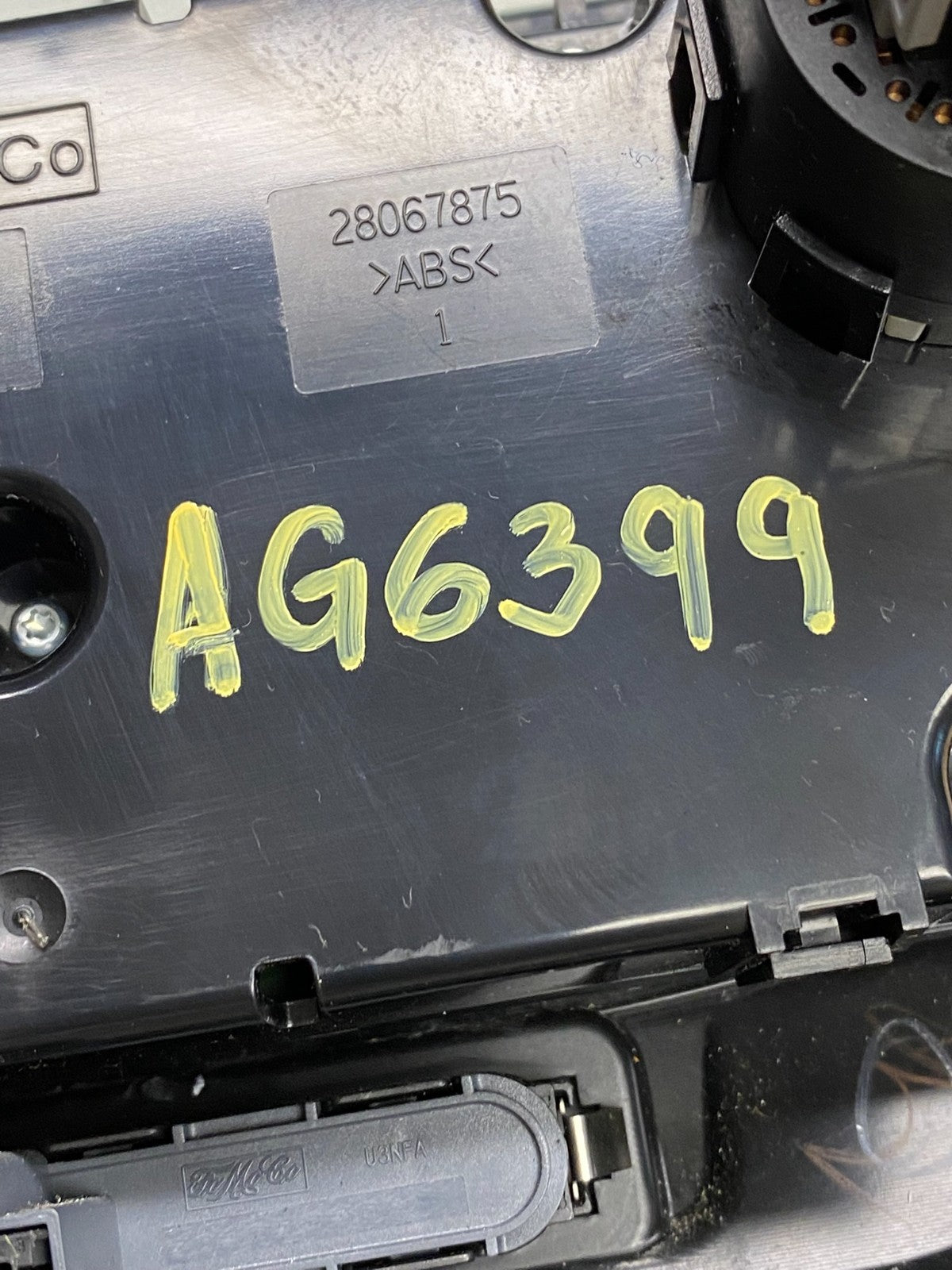 2010 to 2012 Ford Fusion Radio Climate Control A/C Control ag6399 DG7