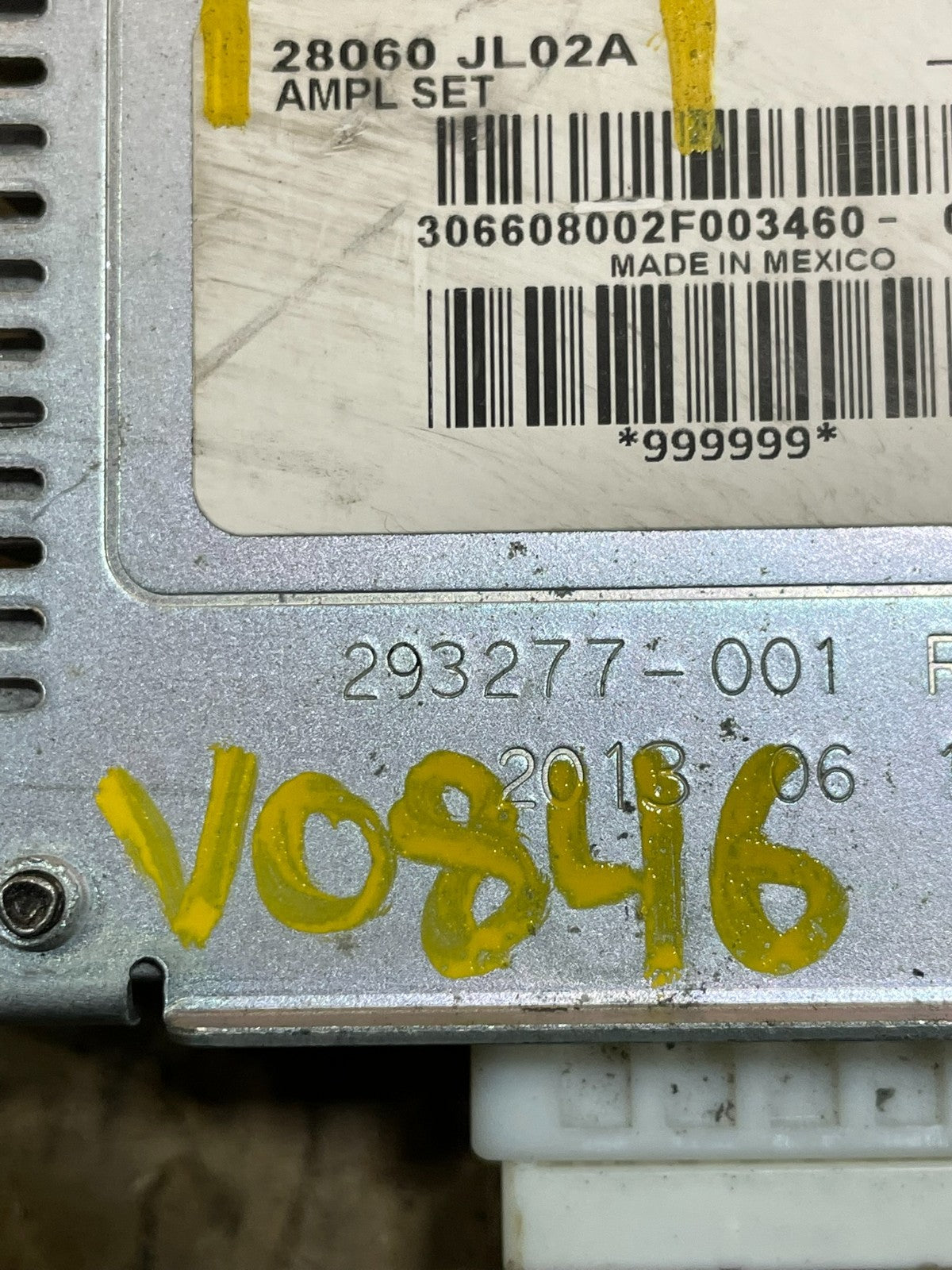 2008 to 2015 Infiniti Q60 G37 Bose Radio Audio Amplifier Amp V0846 DG4