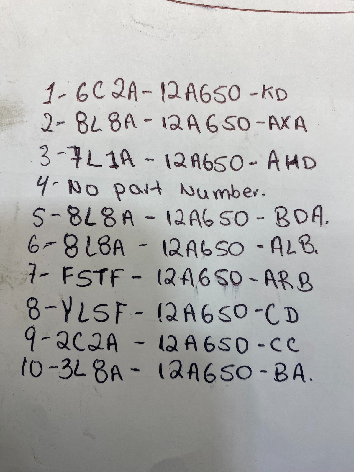 Mix of 10 Ford ECM Engine Computer Module AF67122