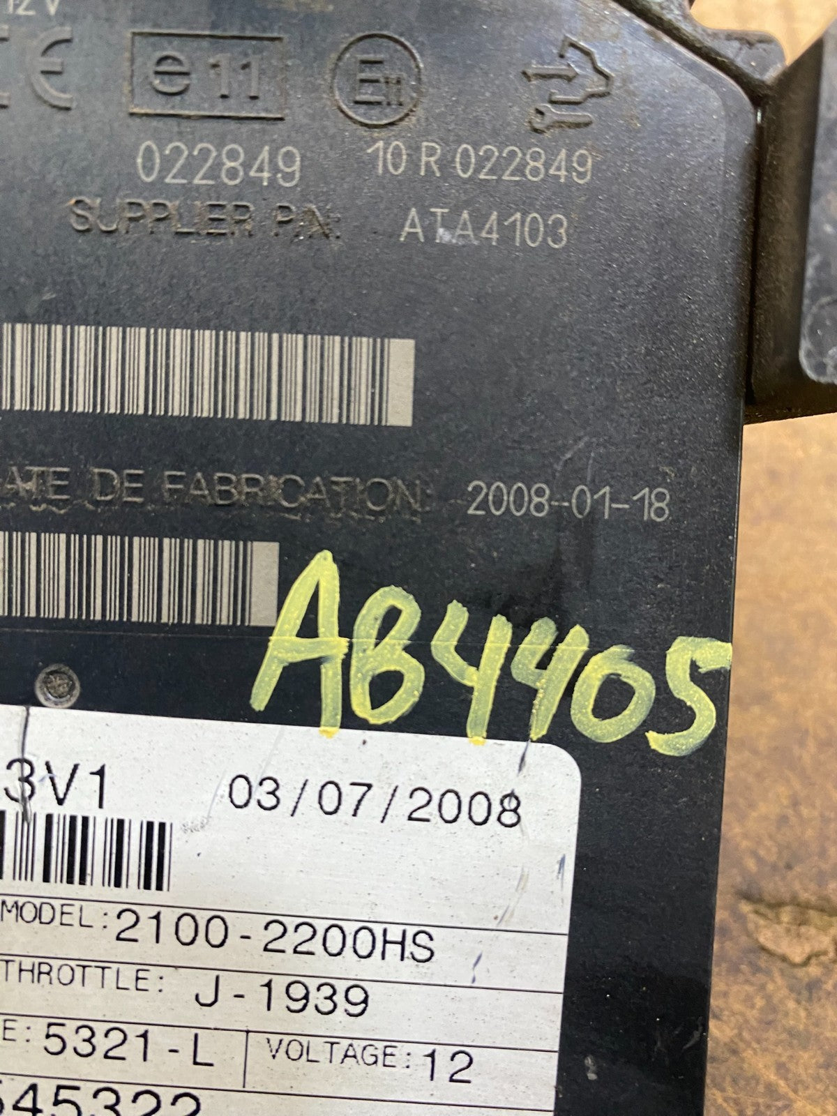 Allison Transmission Control Module 29545322 ab4405 DG3