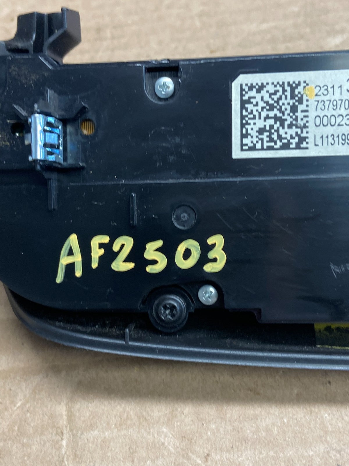 2014 to 2017 Chevrolet Impala Center Climate Control A/C Heater AF2503 DG6