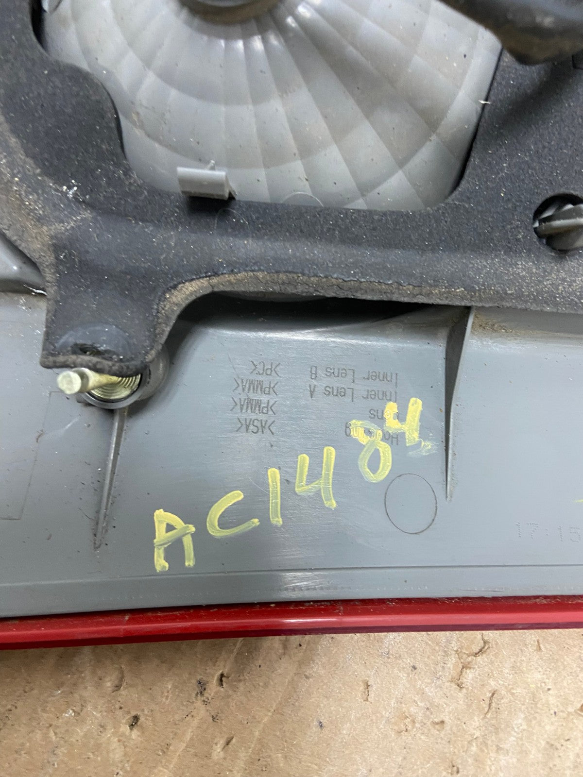 2006 - 2010 Toyota Sienna Left Driver Lh Side Inner Tail Light Oem AC1484 LK6