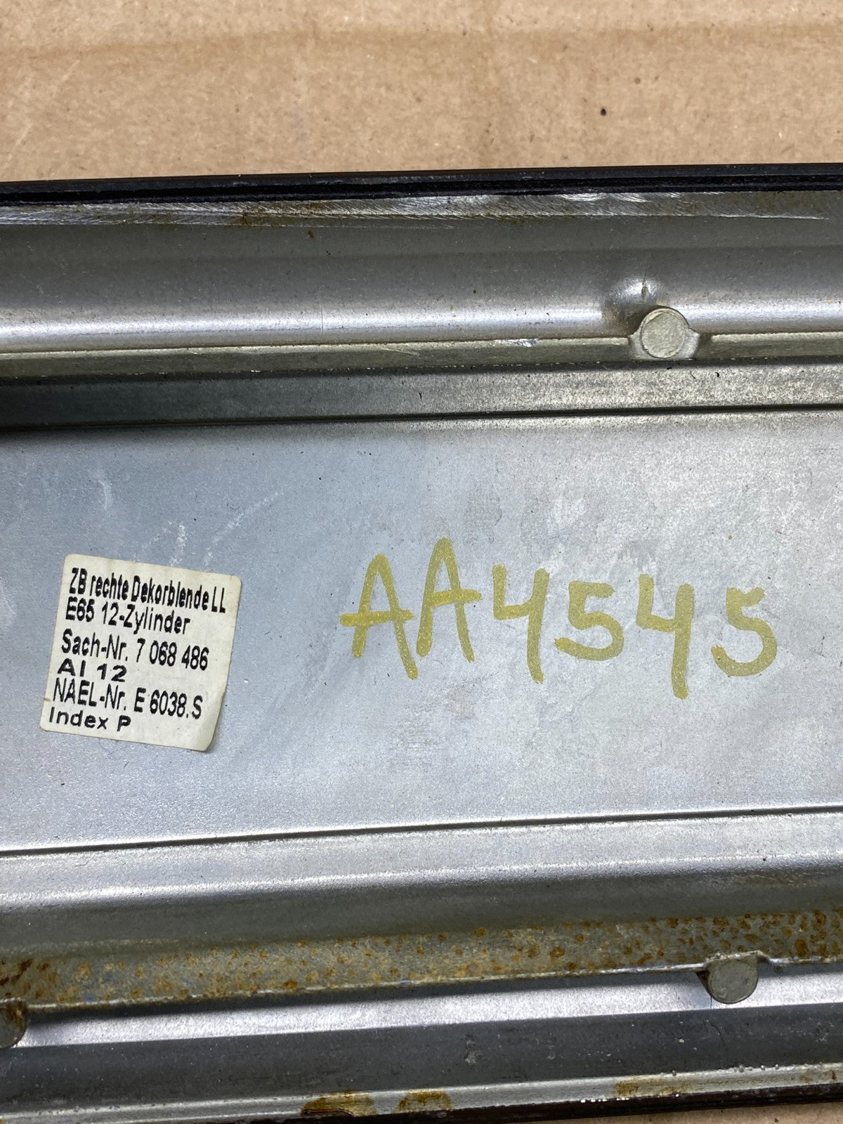 2006-2008 BMW 750i 750Li E65 Front Center Dash Air Vent Panel Trim OEM AA4545 DG7